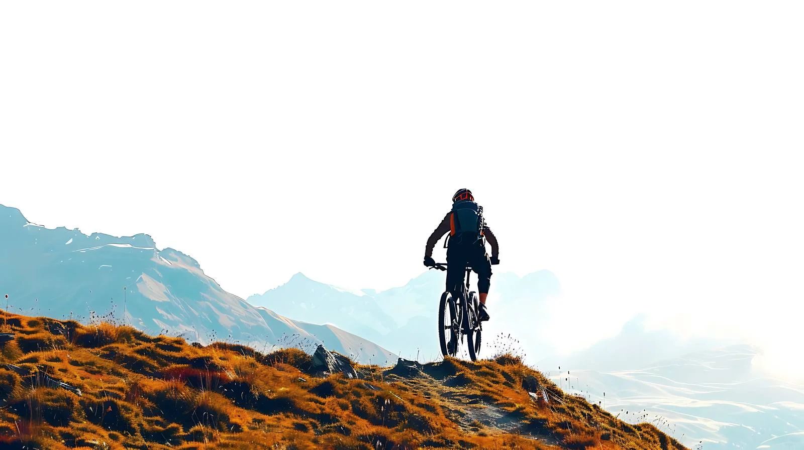 Mountain Biker in Grisons, Switzerland — free download from Dotvec
