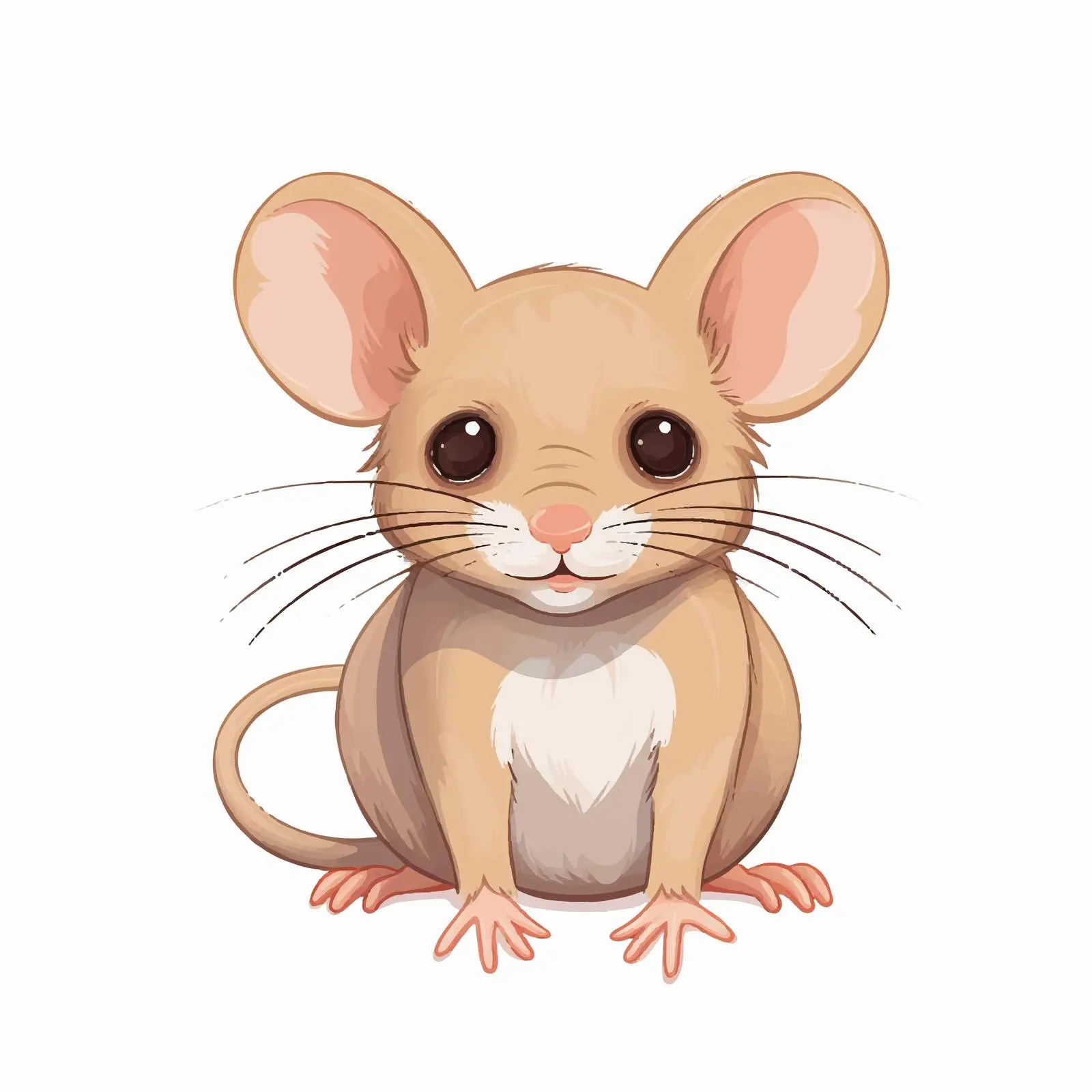 Isolated Mouse Line Vector Illustration — free download from Dotvec