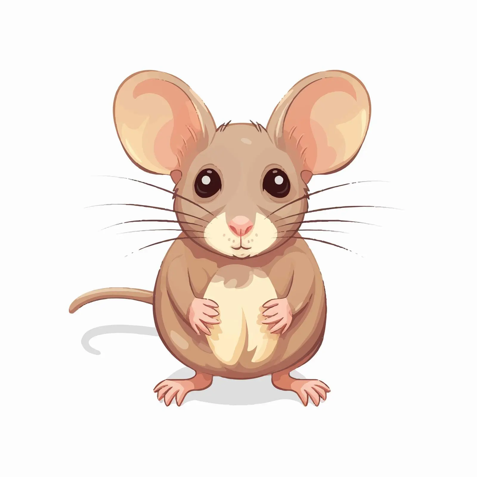 Isolated Mouse Vector Illustration on White Background — free download from Dotvec