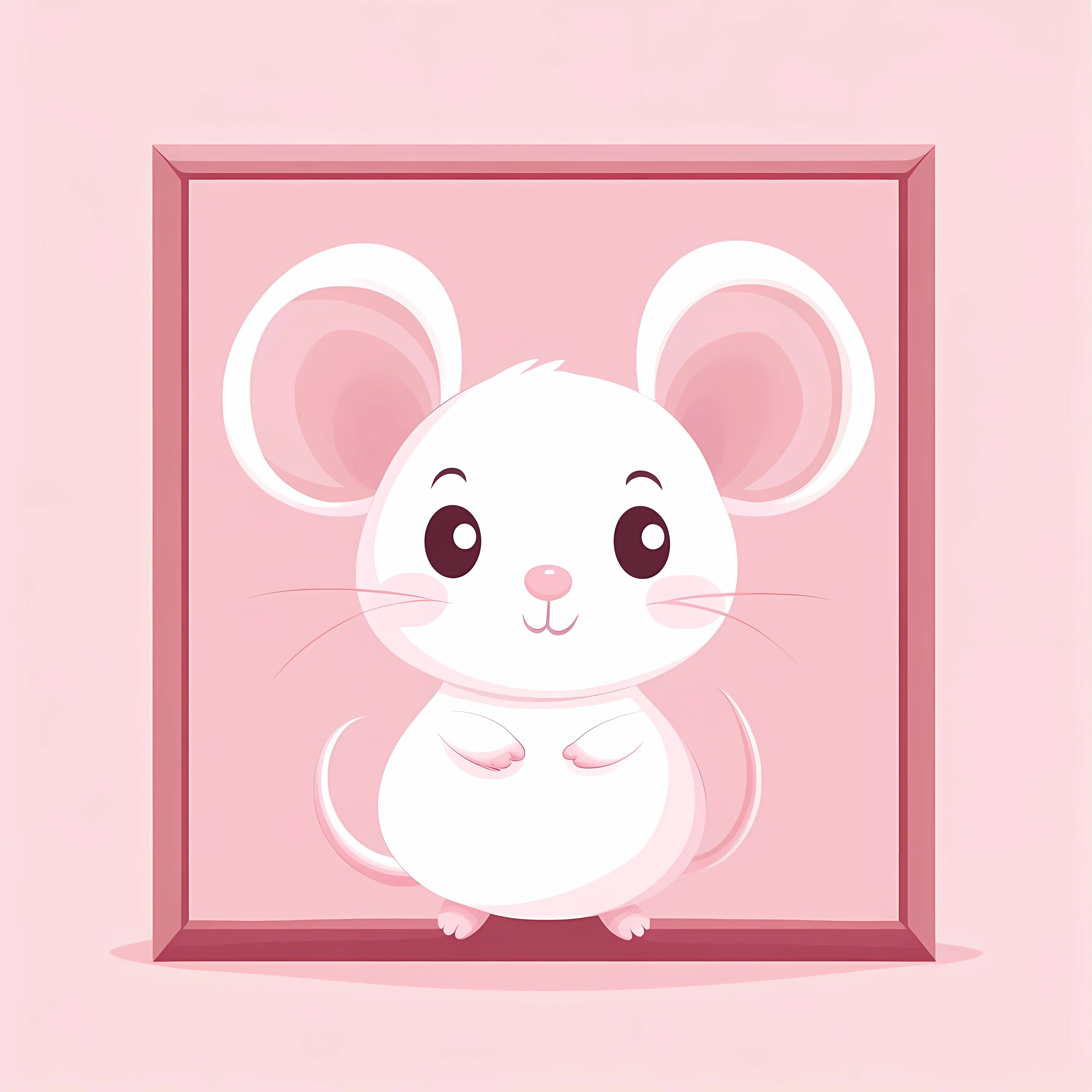 Cartoon Flat Vector Illustration of a Mouse — free download from Dotvec