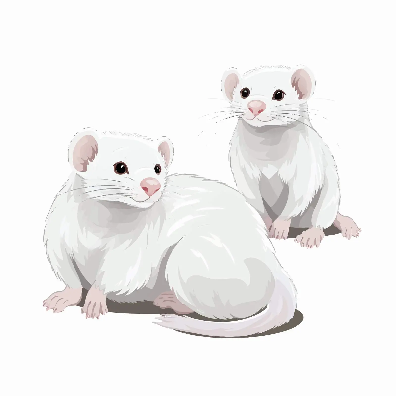 Cute Mice Illustration for Scrapbooking — free download from Dotvec