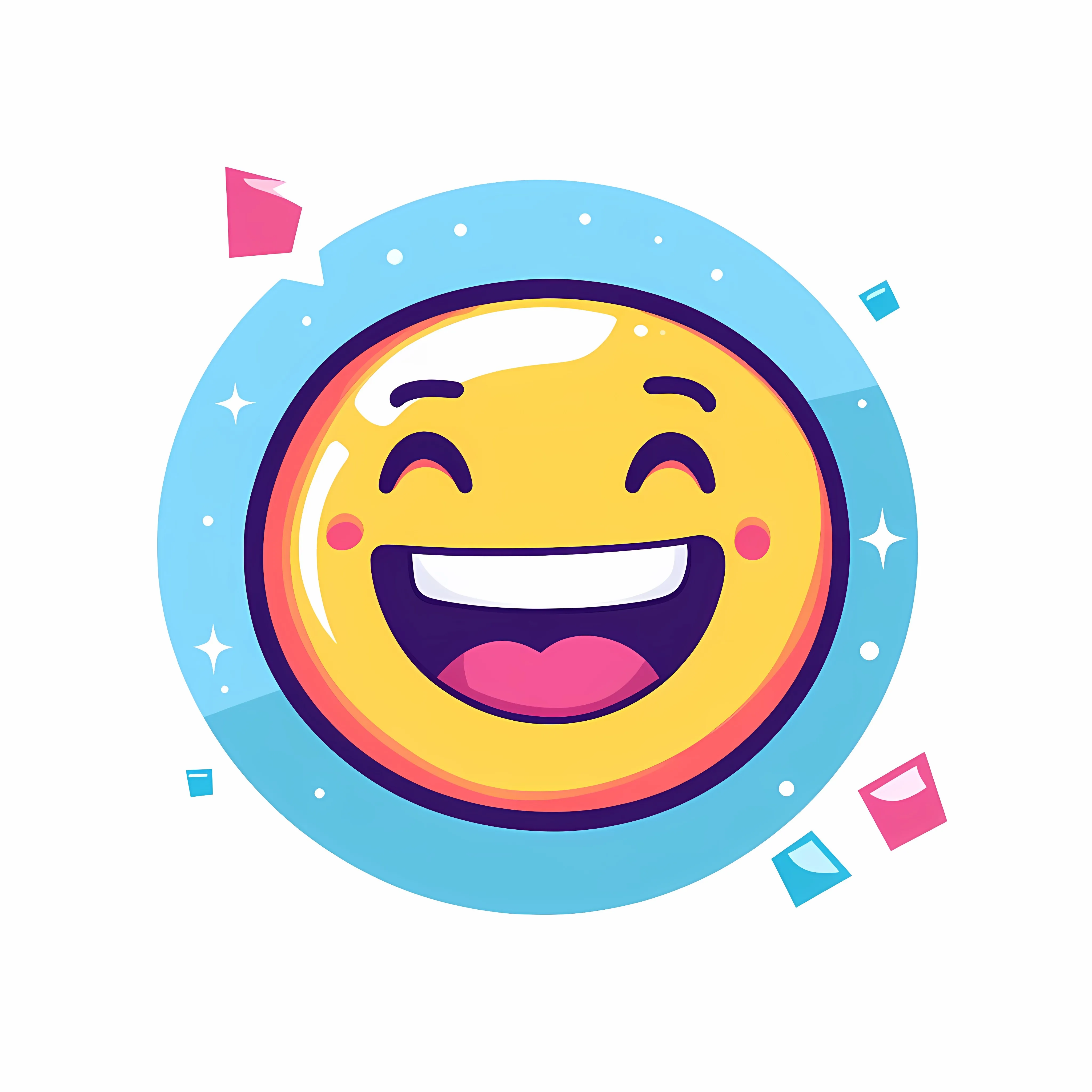 Cartoon Smile Concept Illustration — free download from Dotvec