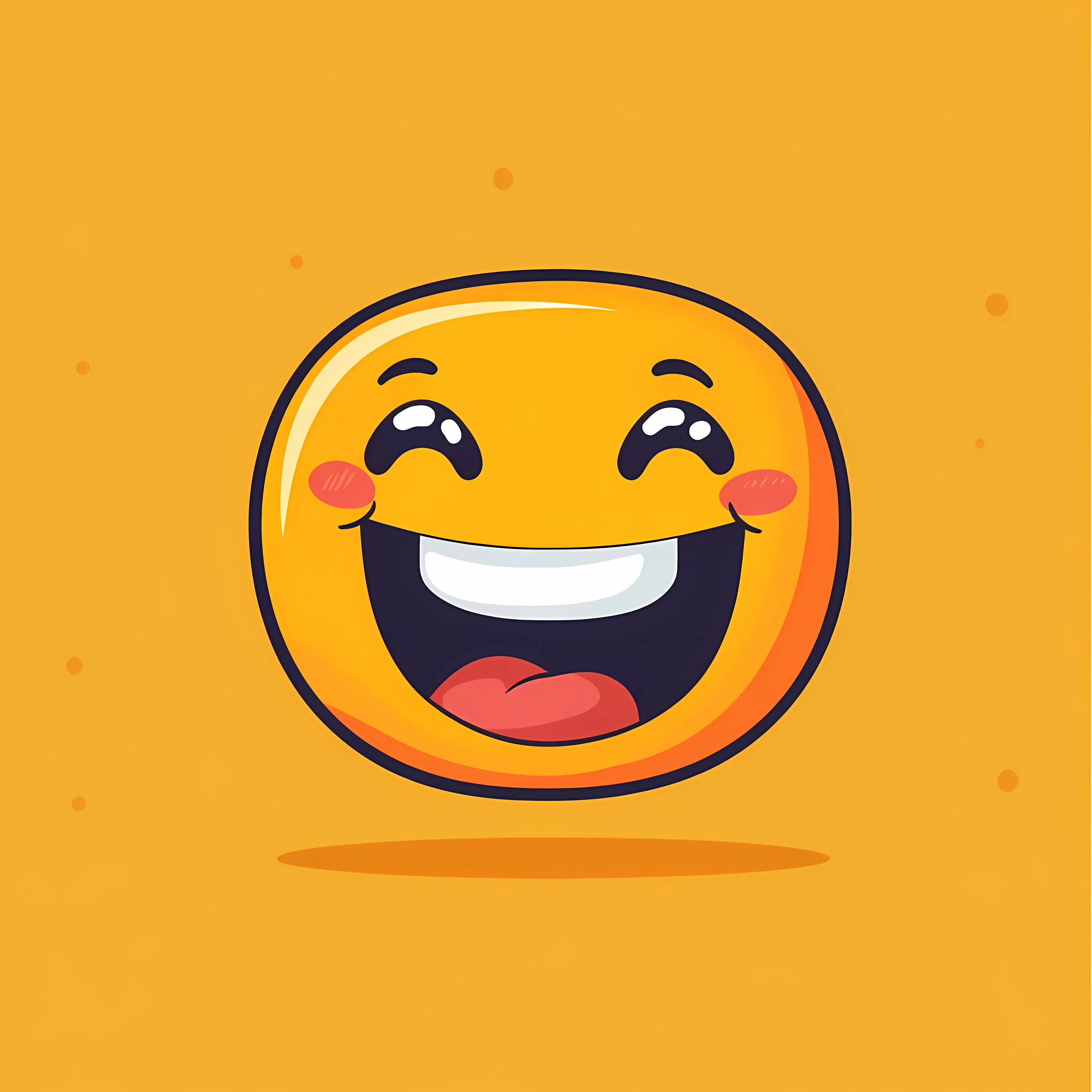 Flat Cartoon Smile Concept Illustration — free download from Dotvec