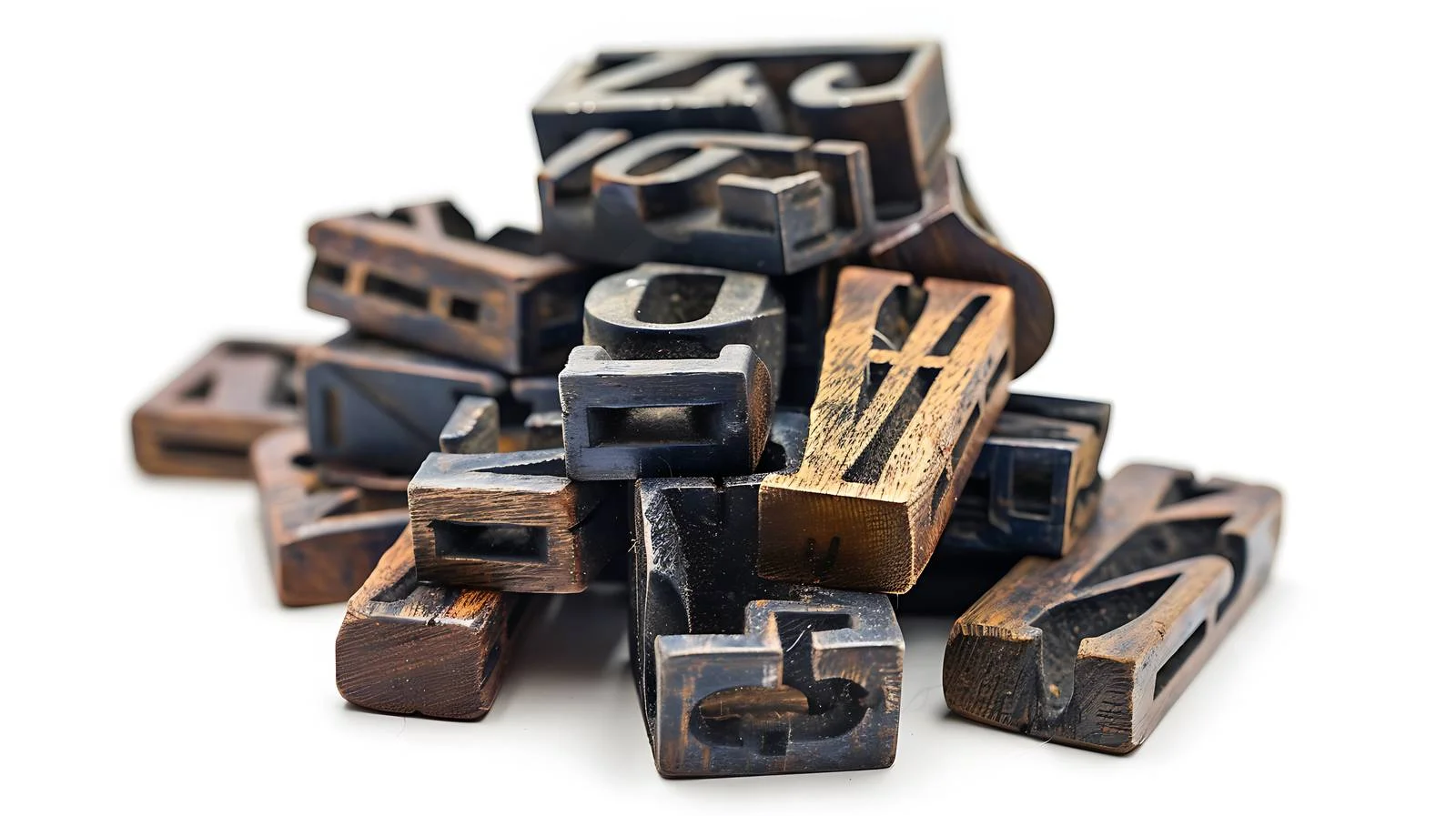 Movable Type Printing on White Background — free download from Dotvec