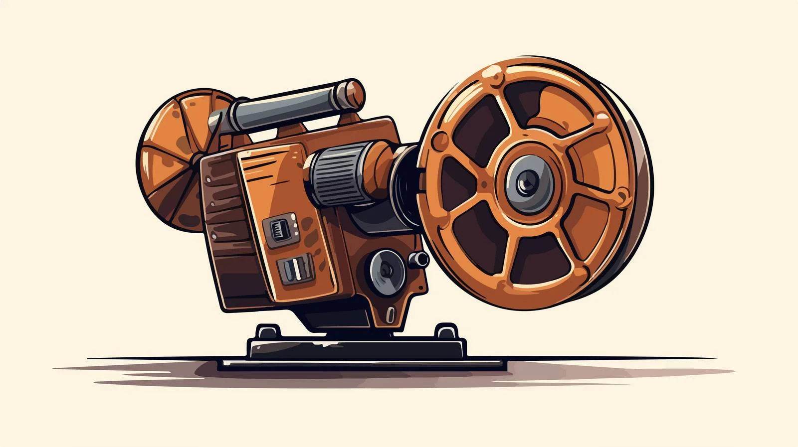 Vintage Movie Camera Film Recording Performance — free download from Dotvec