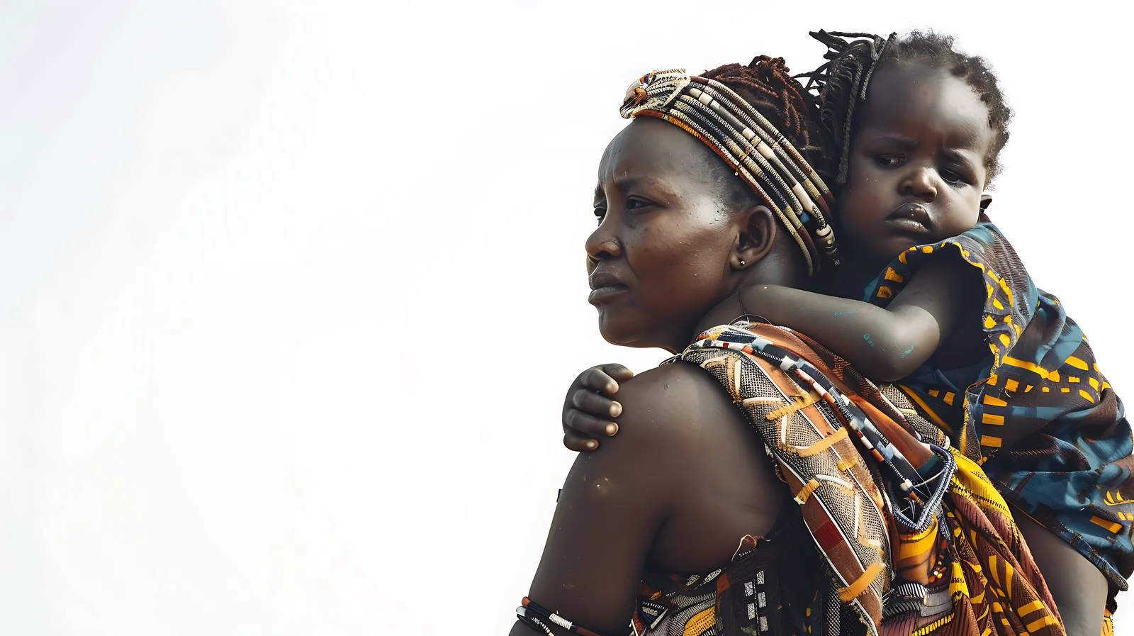 Muhila Tribe Mother with Child — free download from Dotvec