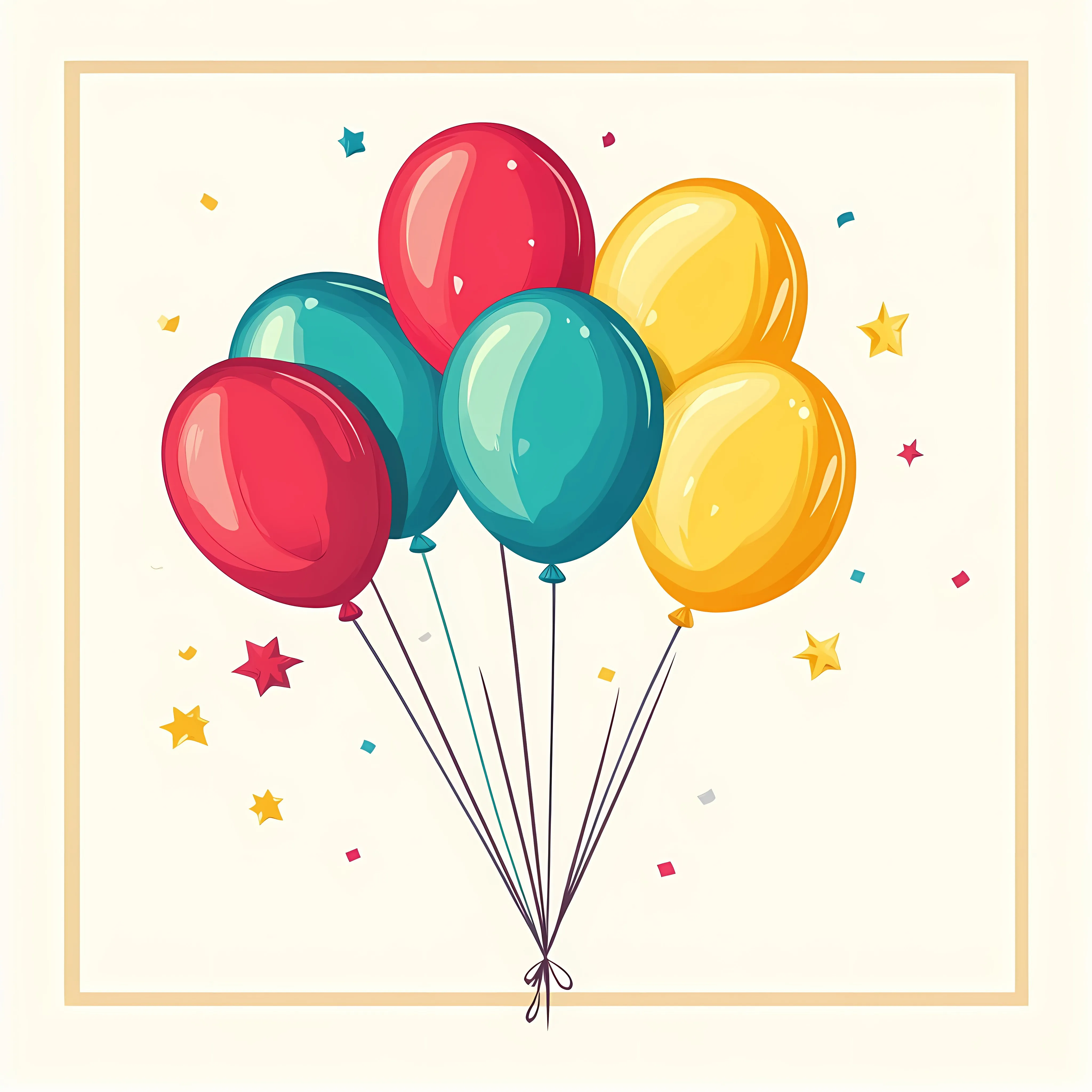 Colorful Balloons Flying in Celebration – free spectrum image from Dotvec