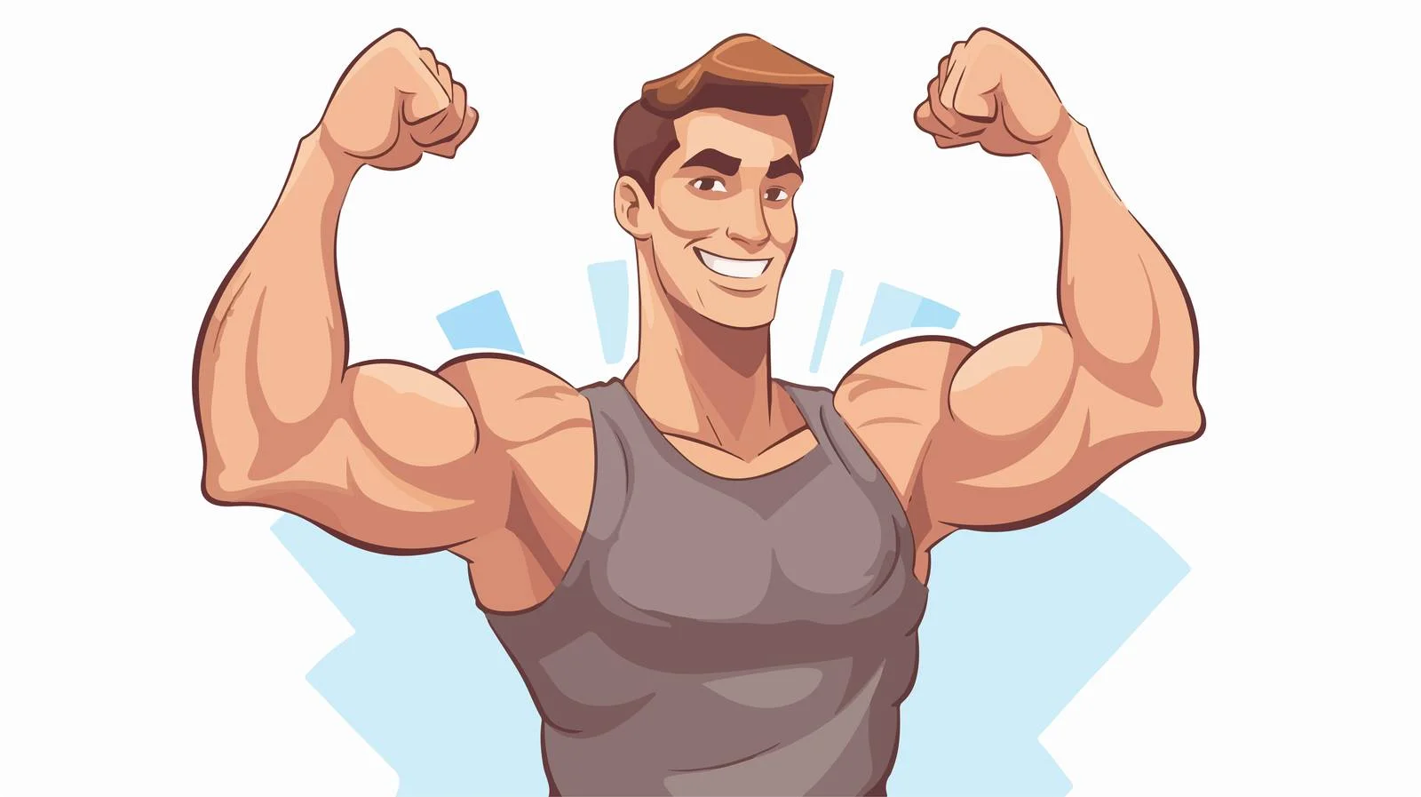 Building Strong Arm Muscles Icon — free download from Dotvec