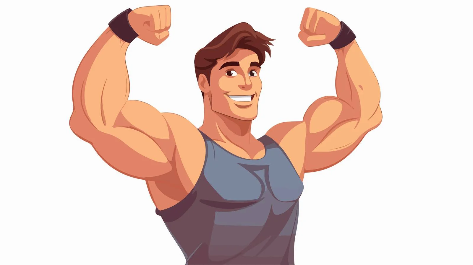 Building Strong Arm Muscles Icon — free download from Dotvec