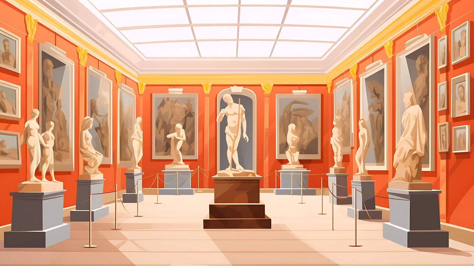 Anthropology Sculpture Exhibition Statue – free archaeology image from Dotvec