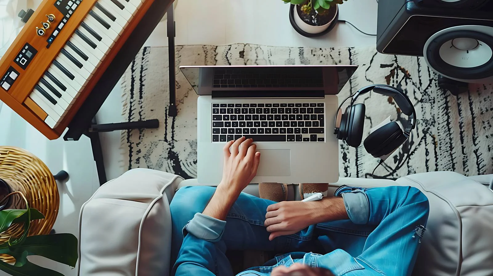 Music Creation on Laptop — free download from Dotvec