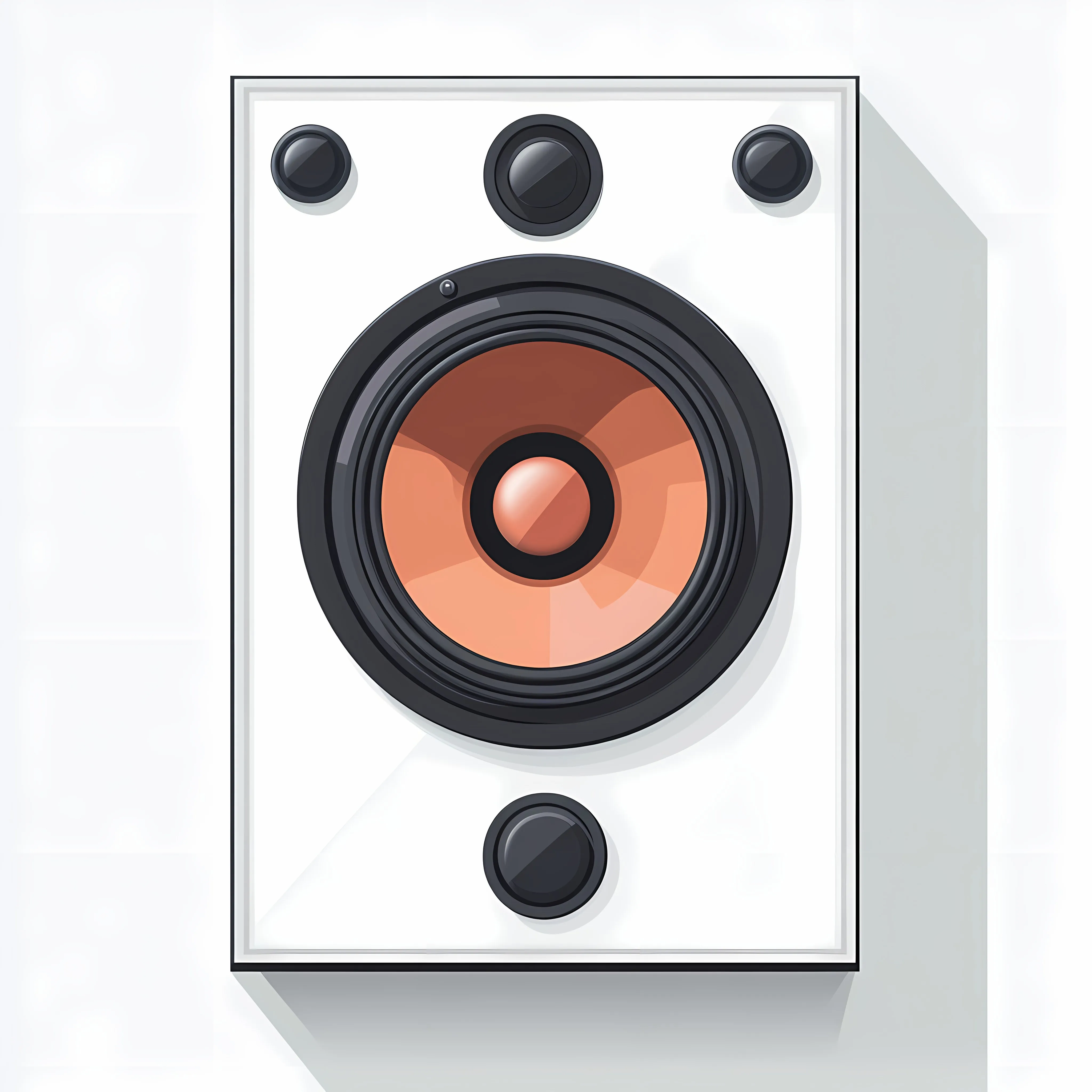 Flat Vector Illustration of Home Audio Speaker — free download from Dotvec
