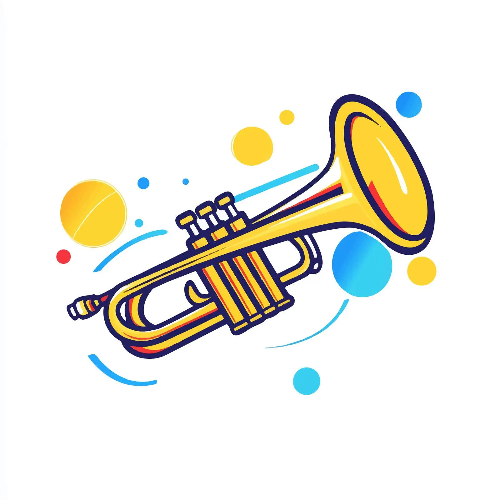 Isolated Trumpet Icon Vector Illustration — free download from Dotvec