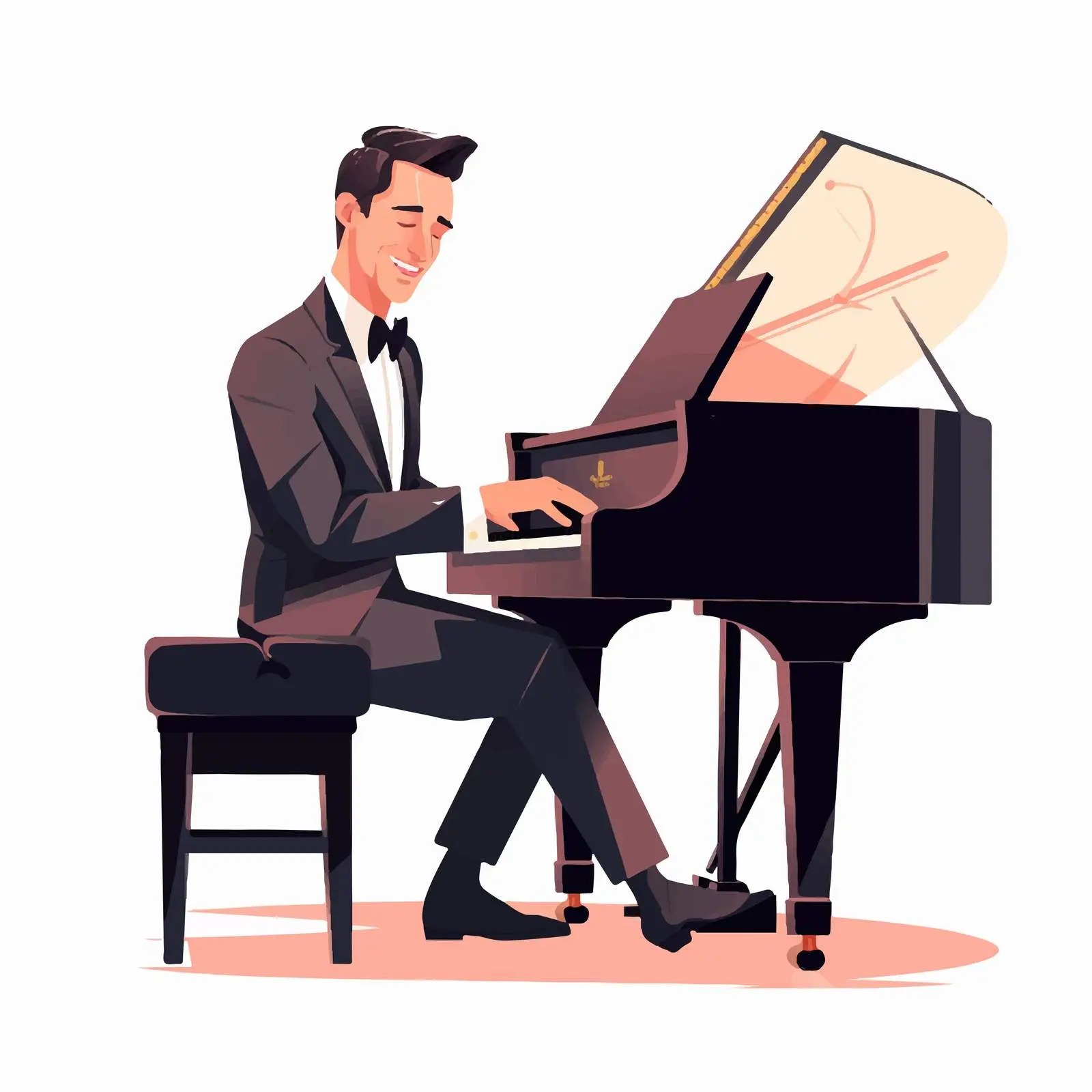 Pianist Performing Classical Music on Piano — free download from Dotvec