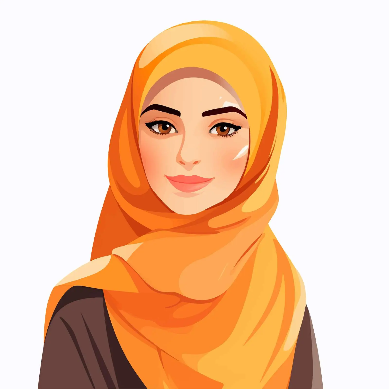 Portrait of Muslim Woman in Hijab — free download from Dotvec