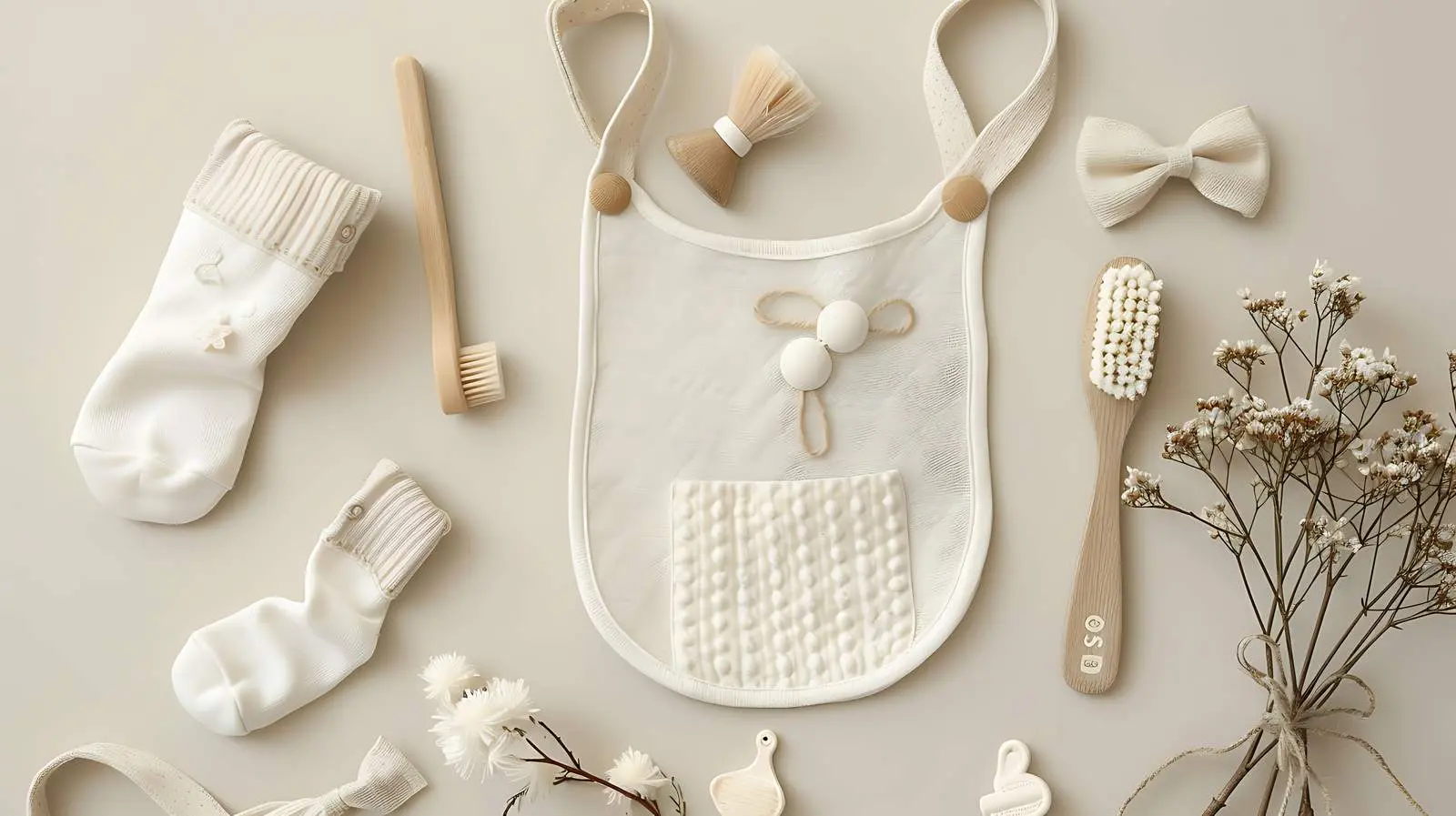 Newborn Muslin Bib and Accessories Set — free download from Dotvec