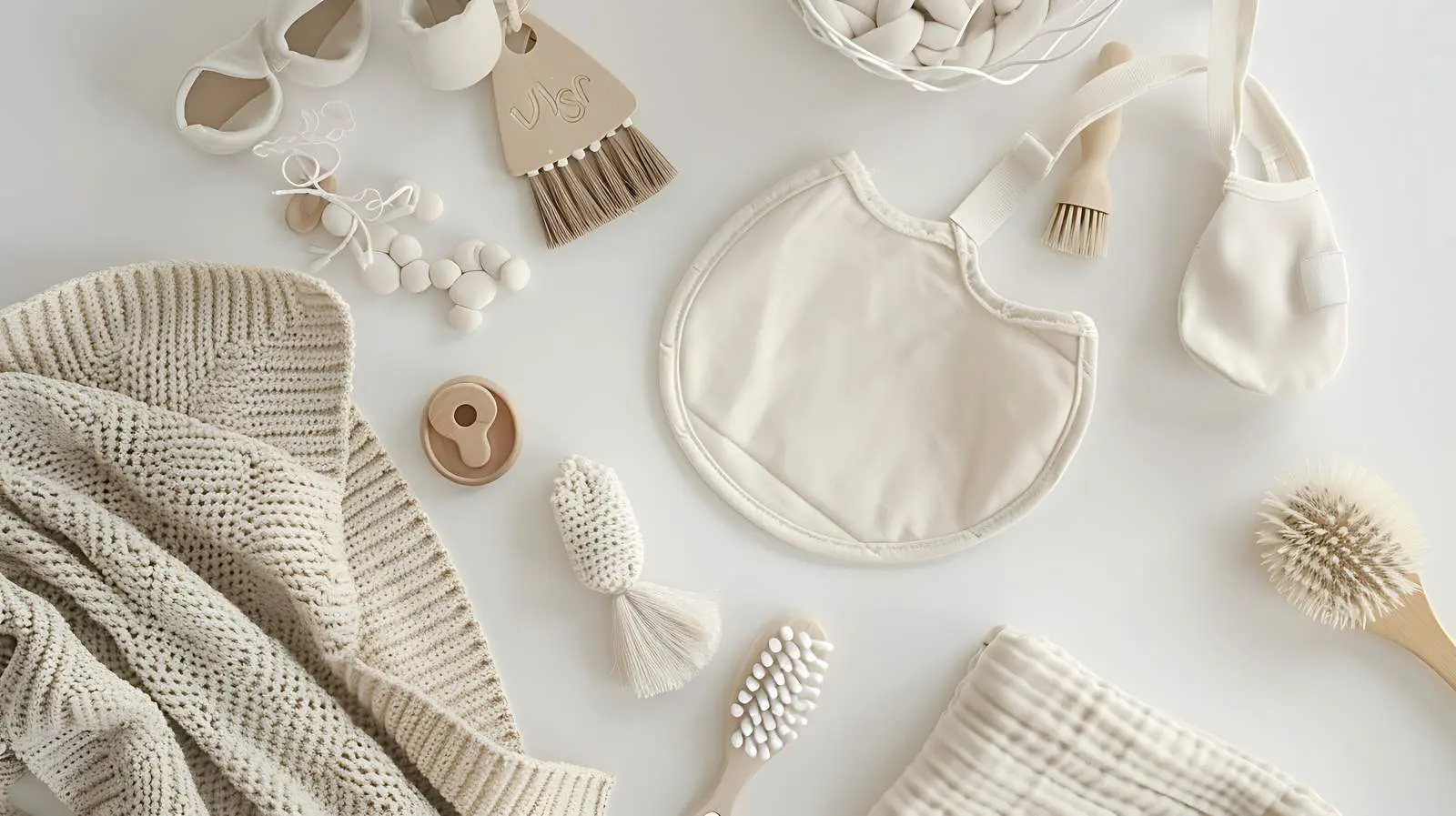 Muslin Bib and Blanket Baby Essentials Collection – free bibs for infants image from Dotvec