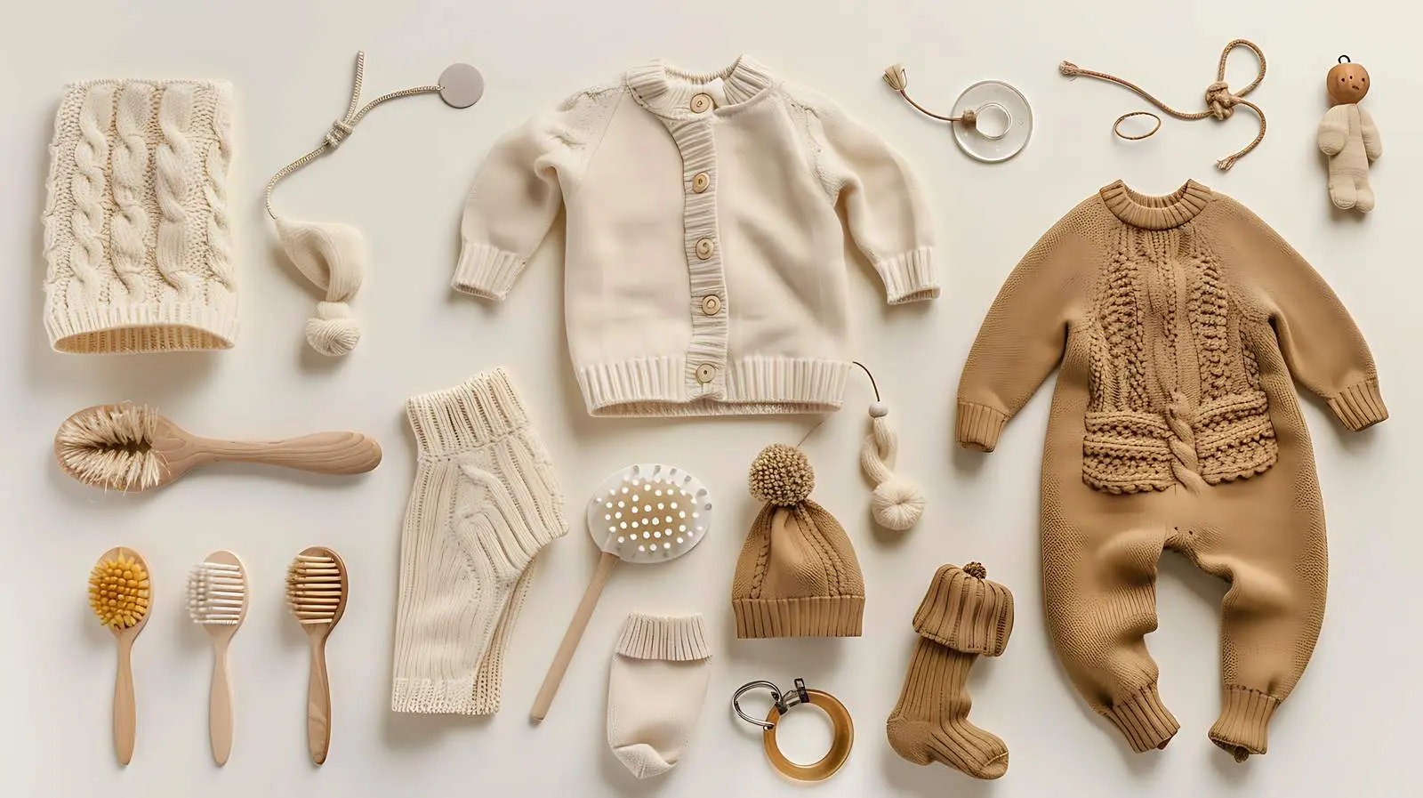 Cozy Baby Essentials: Muslin Blanket and Accessories — free download from Dotvec