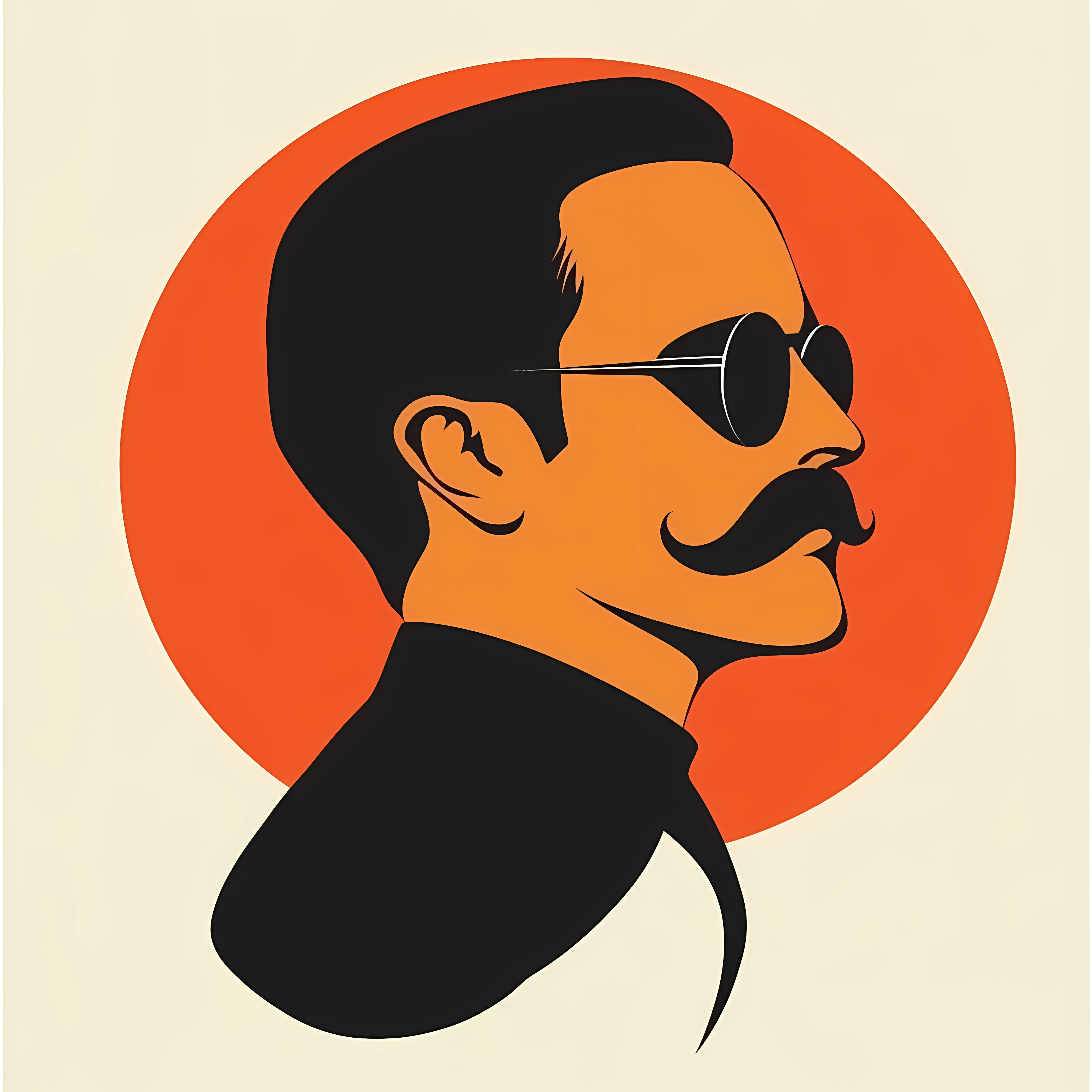 Stylish Mustache Vector Bundle Silhouettes — free download from Dotvec