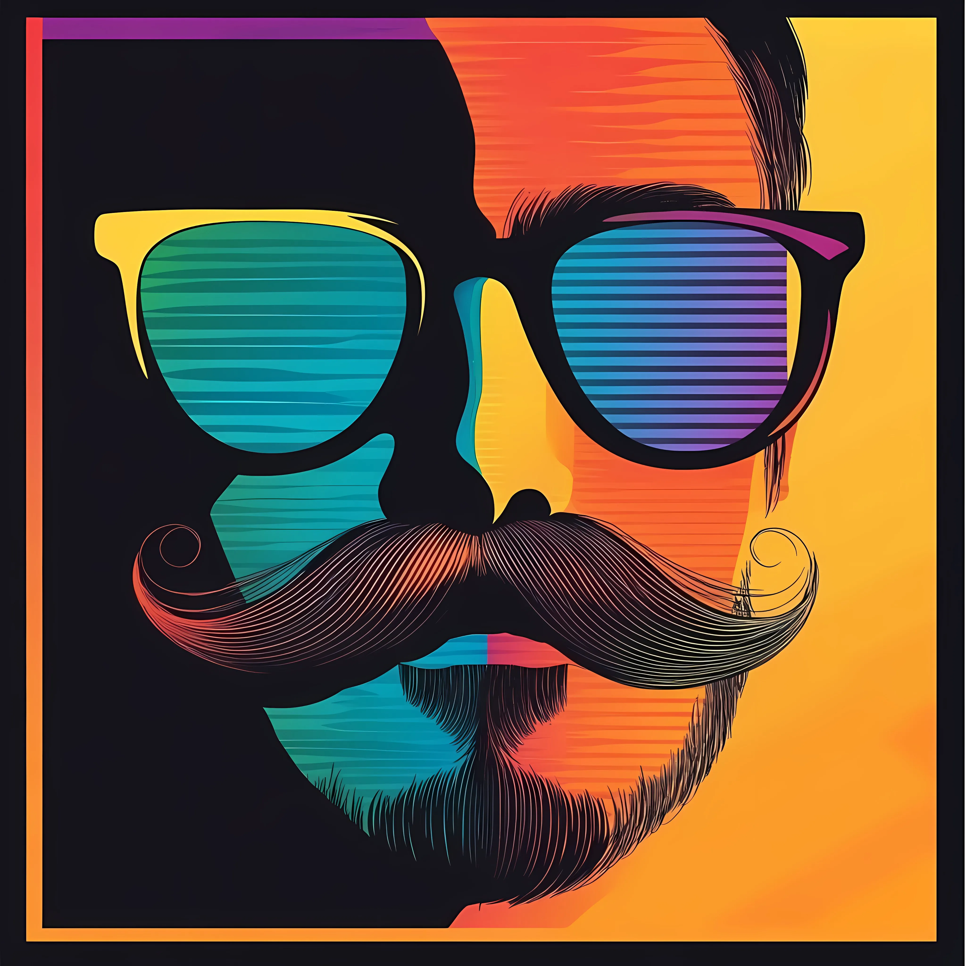 Mustache Vector Bundle Silhouettes for Creative Projects — free download from Dotvec