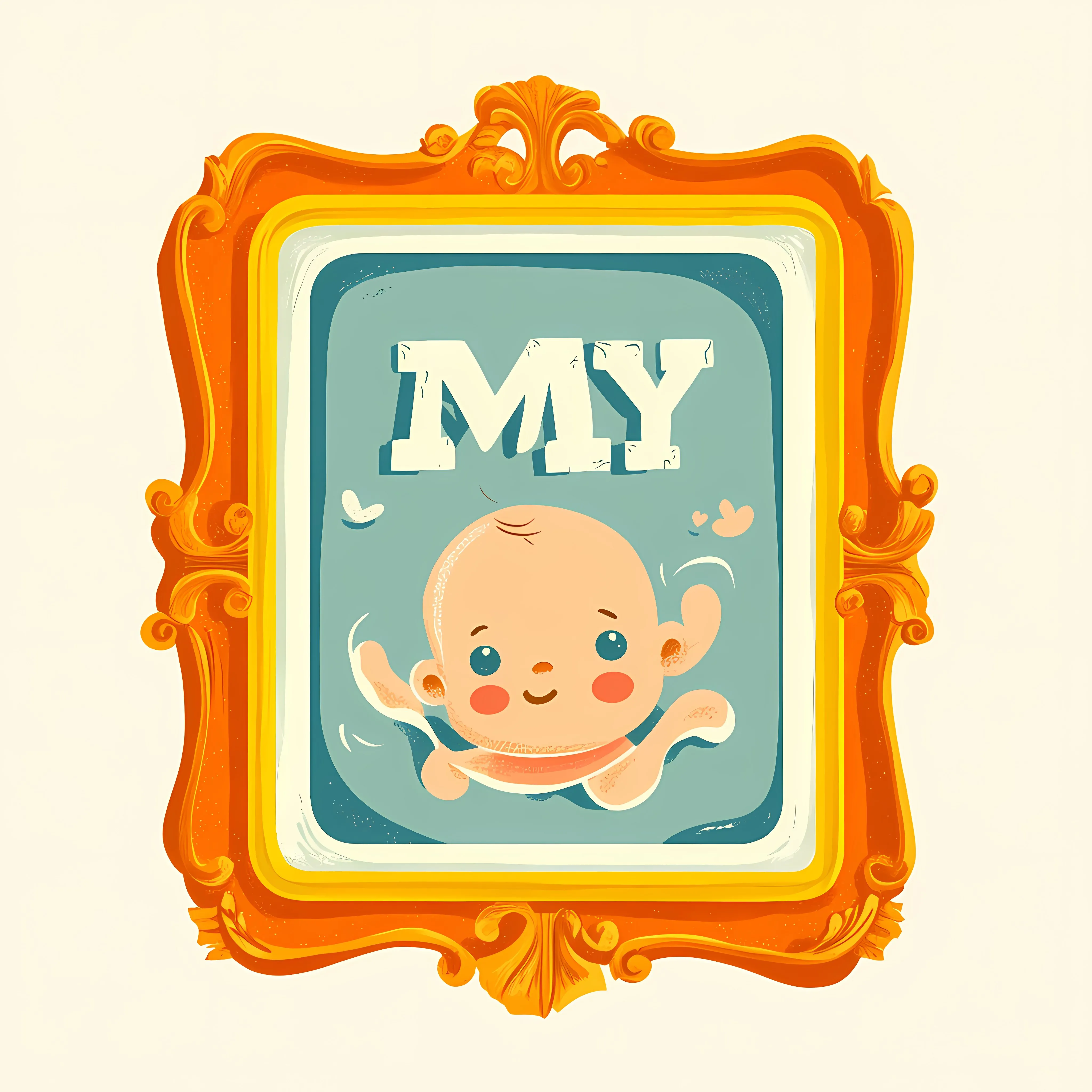 Cute Baby Typography T-Shirt Design Vector Illustration — free download from Dotvec
