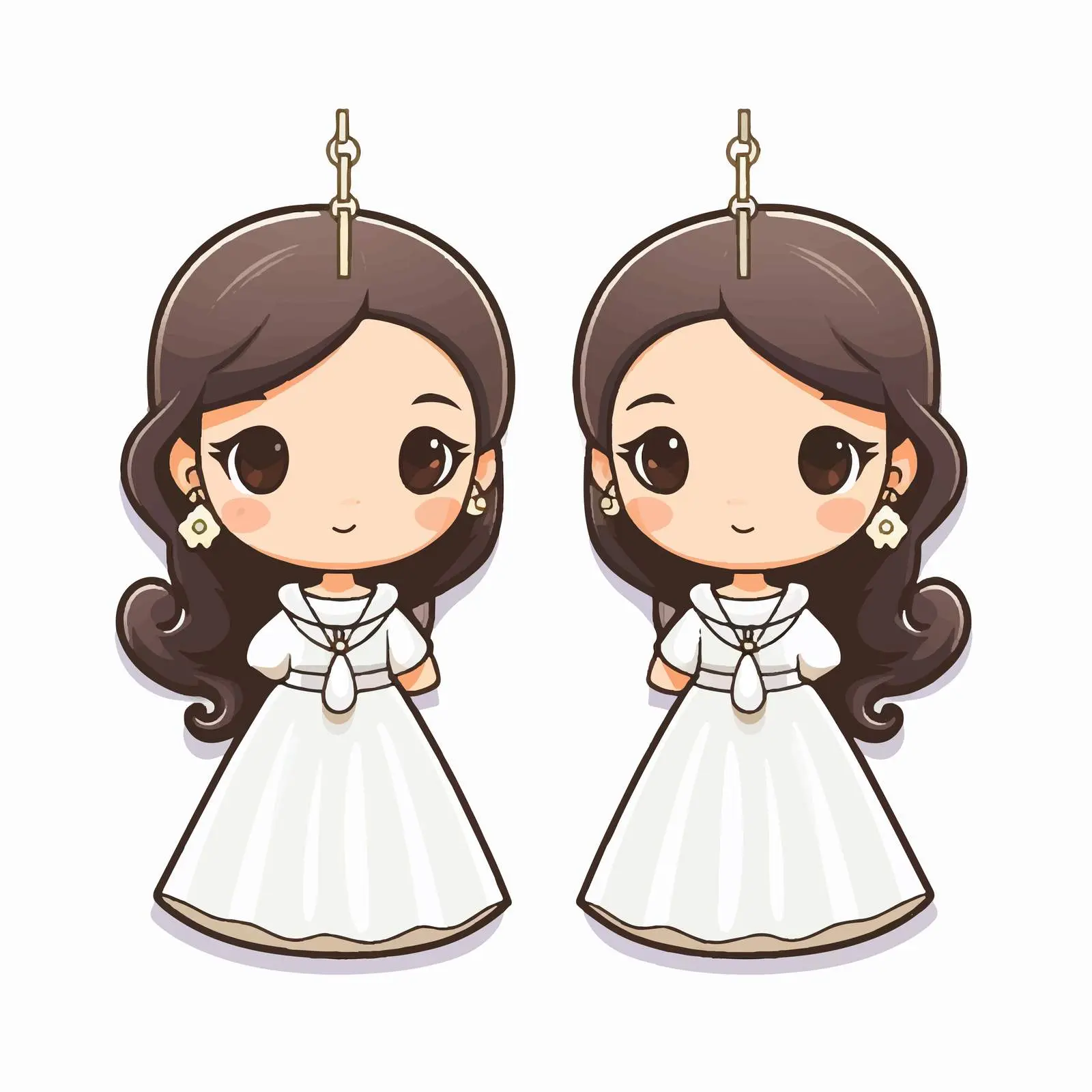 First Communion Earrings Cut File Template — free download from Dotvec