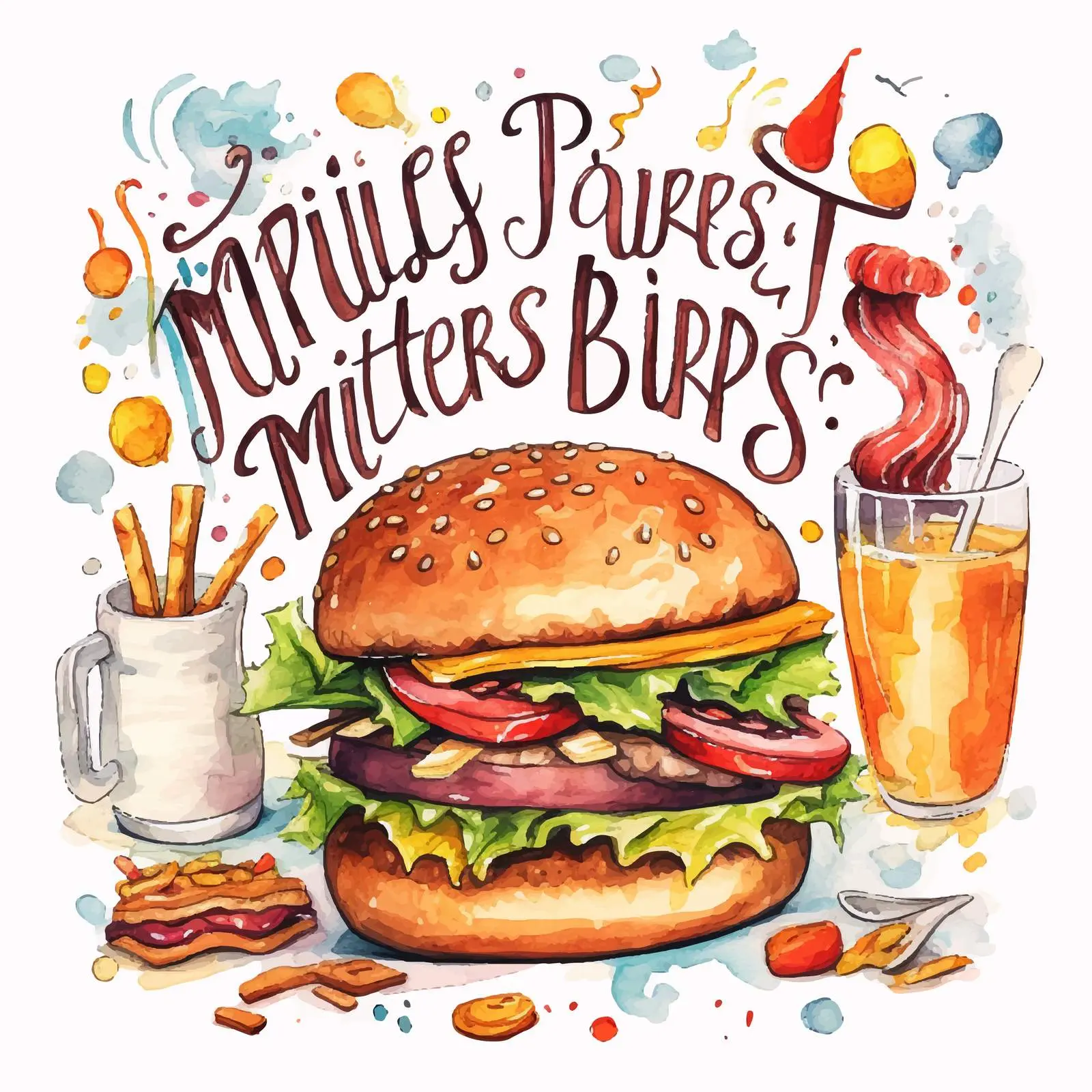 My Kitchen My Rules Hand Lettering Design – free rules image from Dotvec