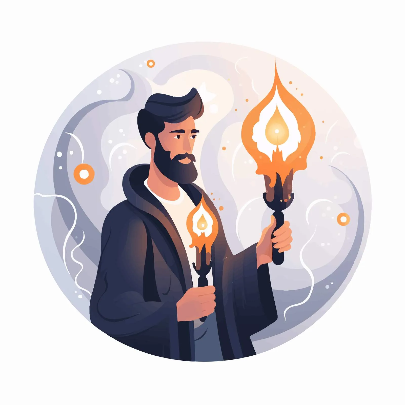 Mystic Esoteric Power Concept Abstract Vector — free download from Dotvec