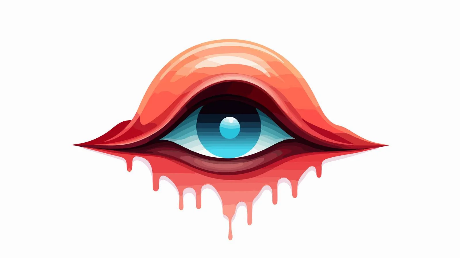 Mystic Eye Crying Blood Icon — free download from Dotvec