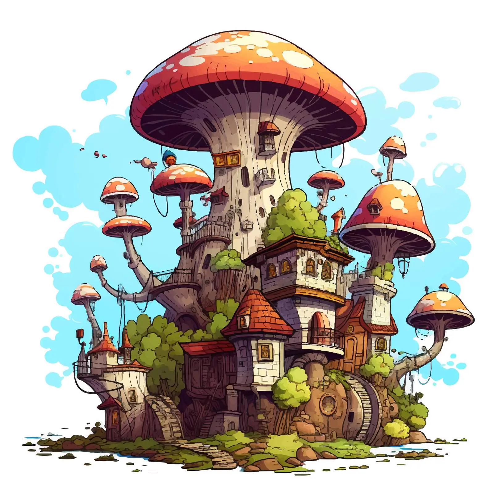 Cartoon Vector Illustration Isolated on White — free download from Dotvec