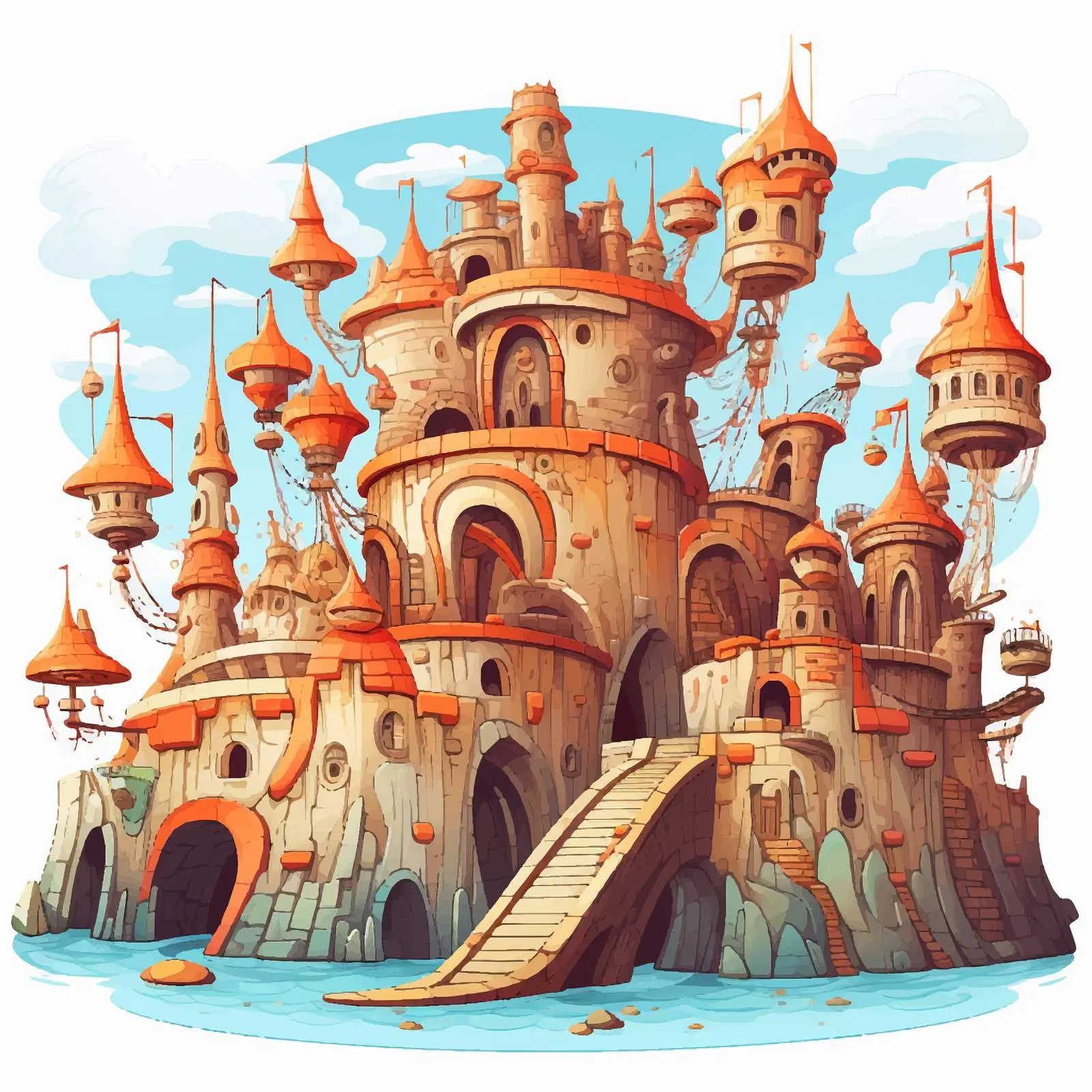 Cartoon Vector Illustration Isolated on White Background — free download from Dotvec