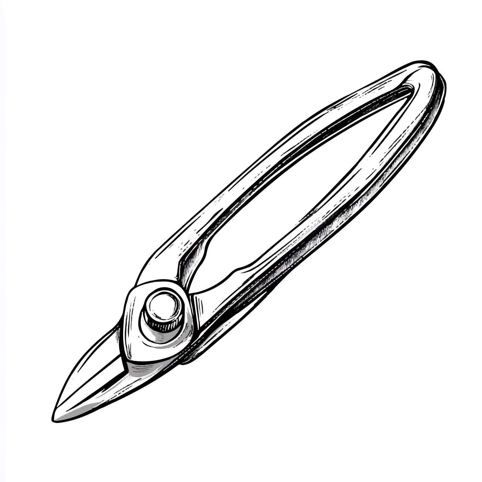 Black and White Nail Cutter Vector Illustration — free download from Dotvec