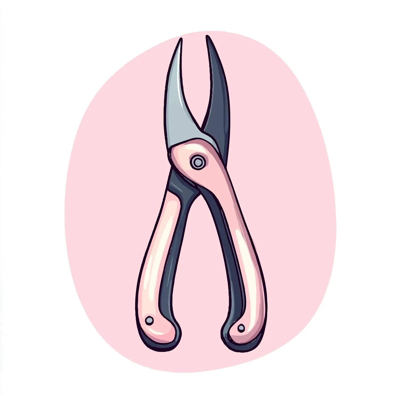 Hand Drawn Nail Cutter Cartoon Vector Illustration — free download from Dotvec