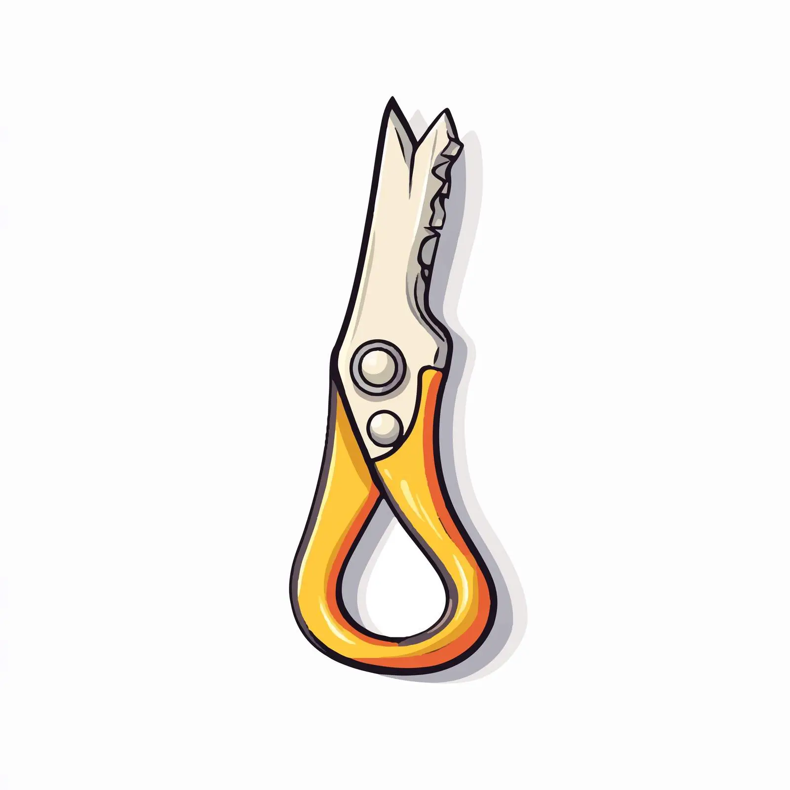 Hand Drawn Cartoon Nail Cutter Vector Illustration — free download from Dotvec