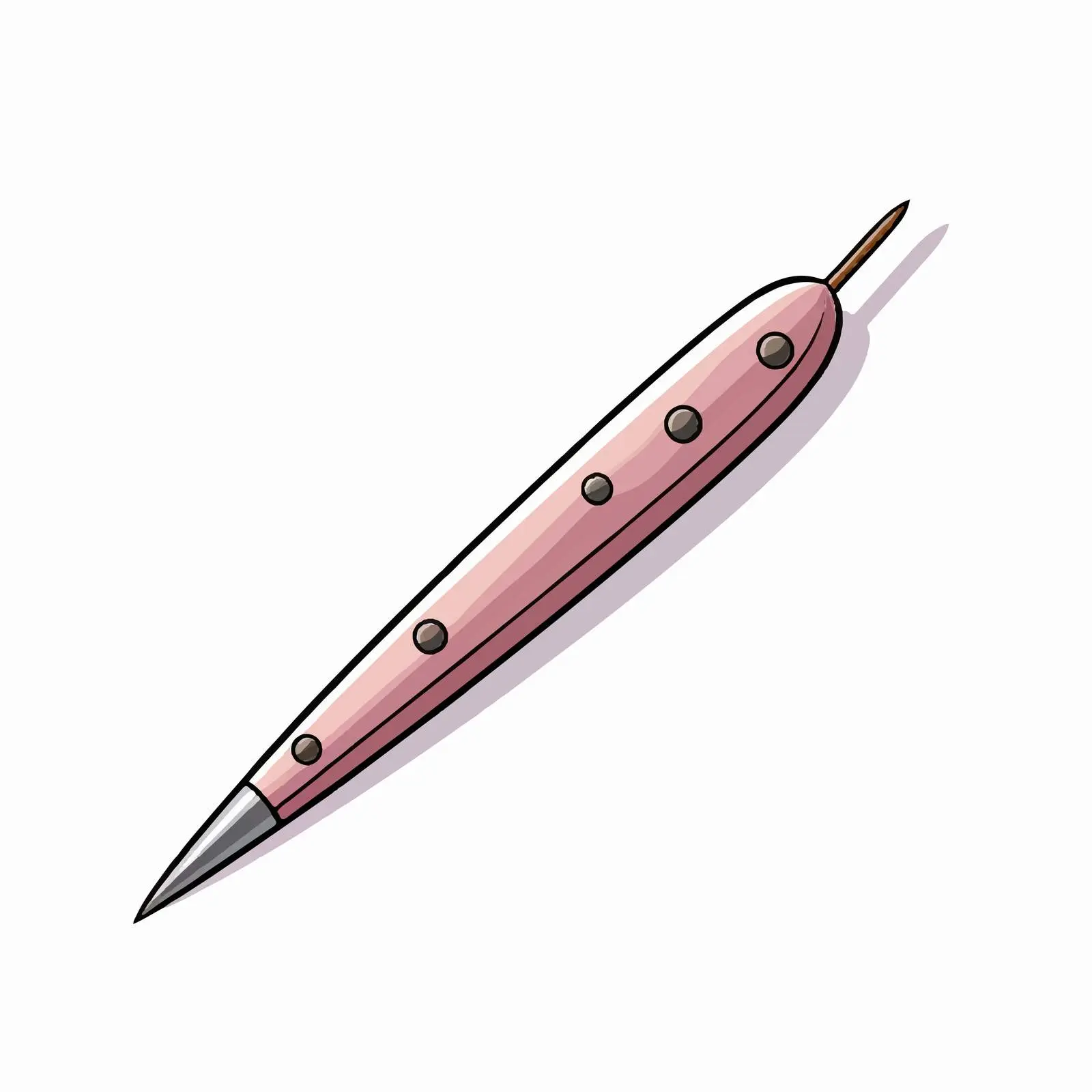 Cartoon Nail Line Vector Illustration — free download from Dotvec