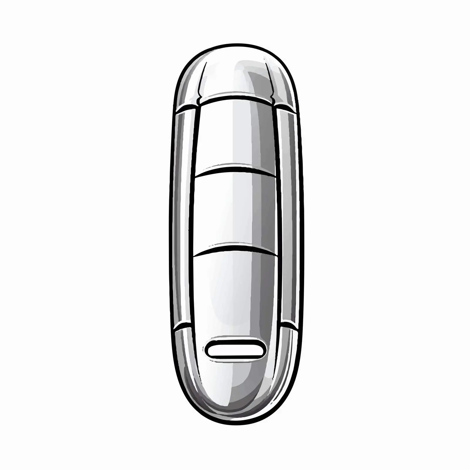 Nail Line Vector Illustration on White Background — free download from Dotvec