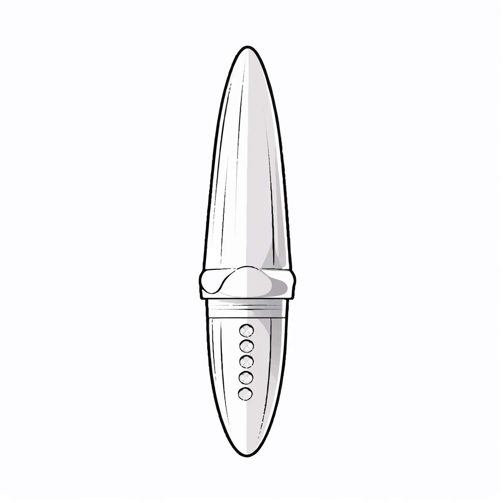 Nail Outline Vector Illustration on White Background — free download from Dotvec