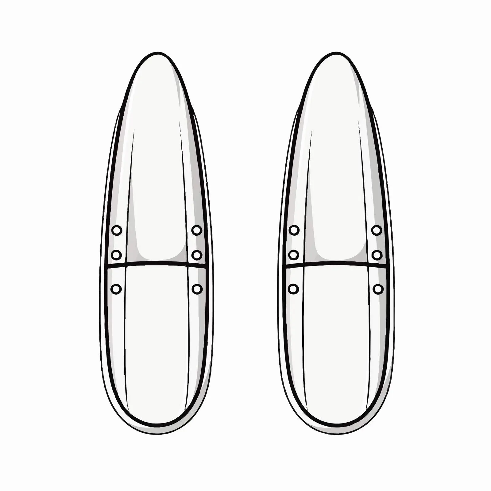 Outline Vector Illustration of Nail on White Background — free download from Dotvec