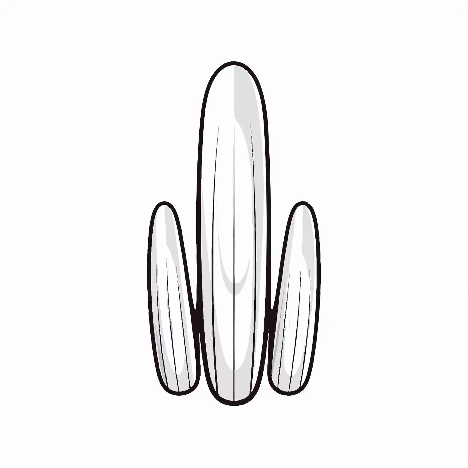 Nail Outline Vector Illustration on White Background — free download from Dotvec