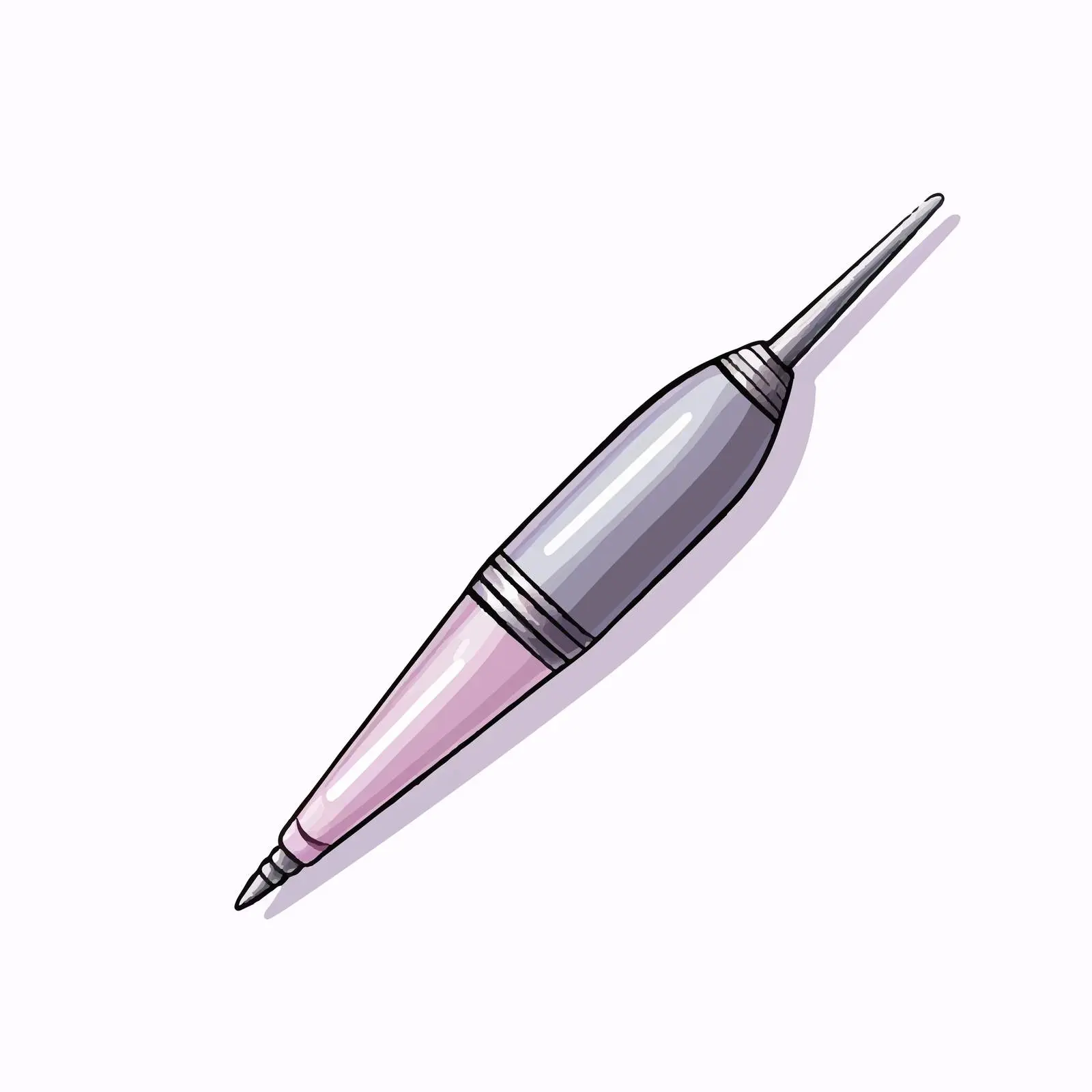Top View Nail Vector Illustration on White Background – free nail tools image from Dotvec