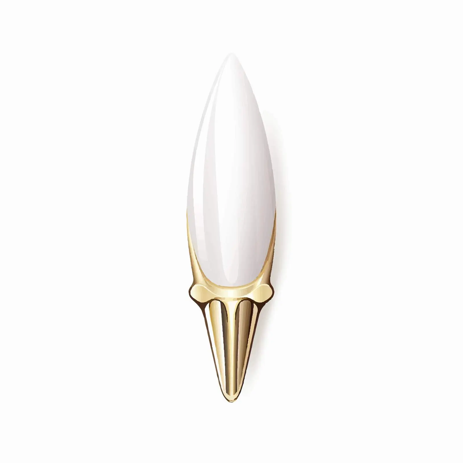 Top View Nail Vector Illustration on White Background — free download from Dotvec
