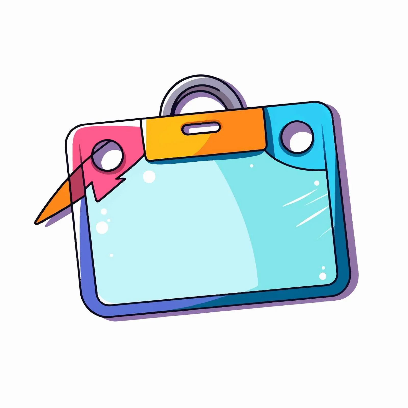 Kids Supplies and Clothing Name Tag Vector — free download from Dotvec