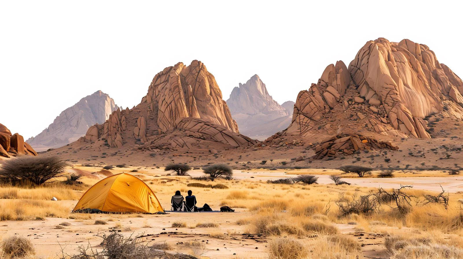Camping at Spitzkoppe in Namibia — free download from Dotvec