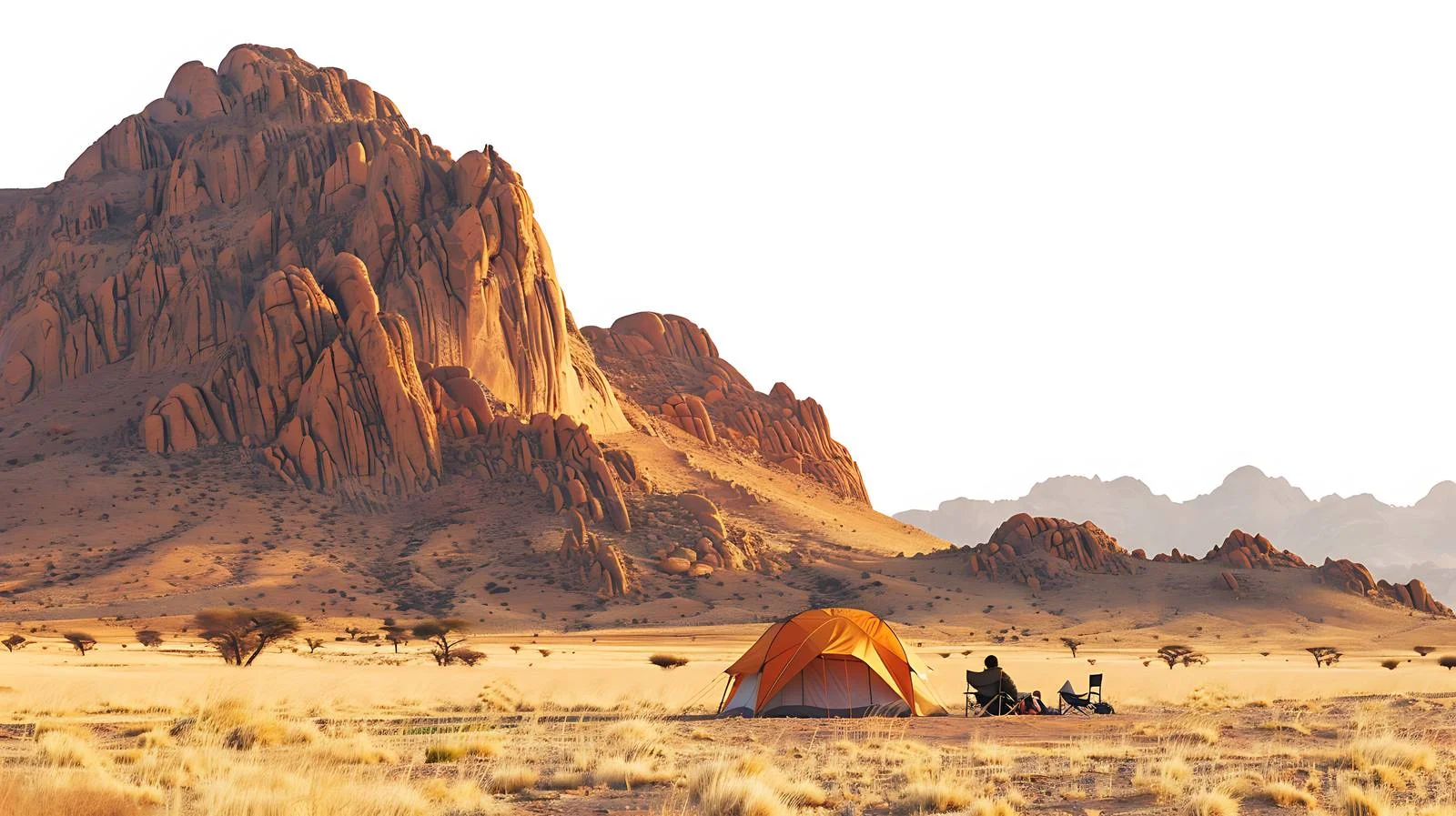 Friends Camping Near Spitzkoppe in Namibia — free download from Dotvec