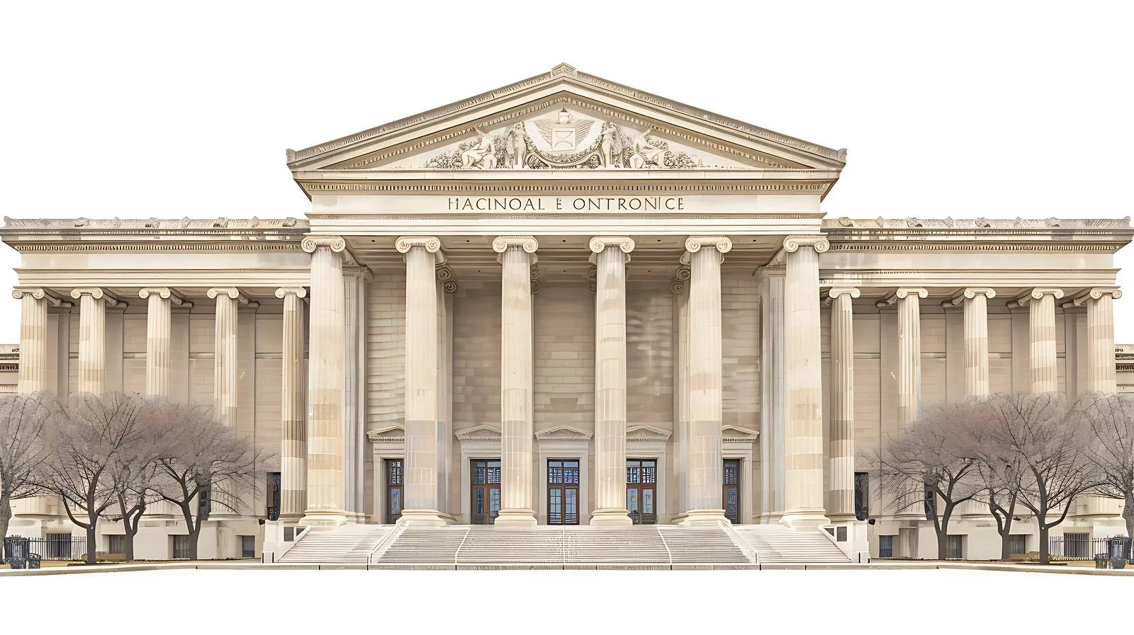 Magnificent National Archives Building in Washington DC — free download from Dotvec