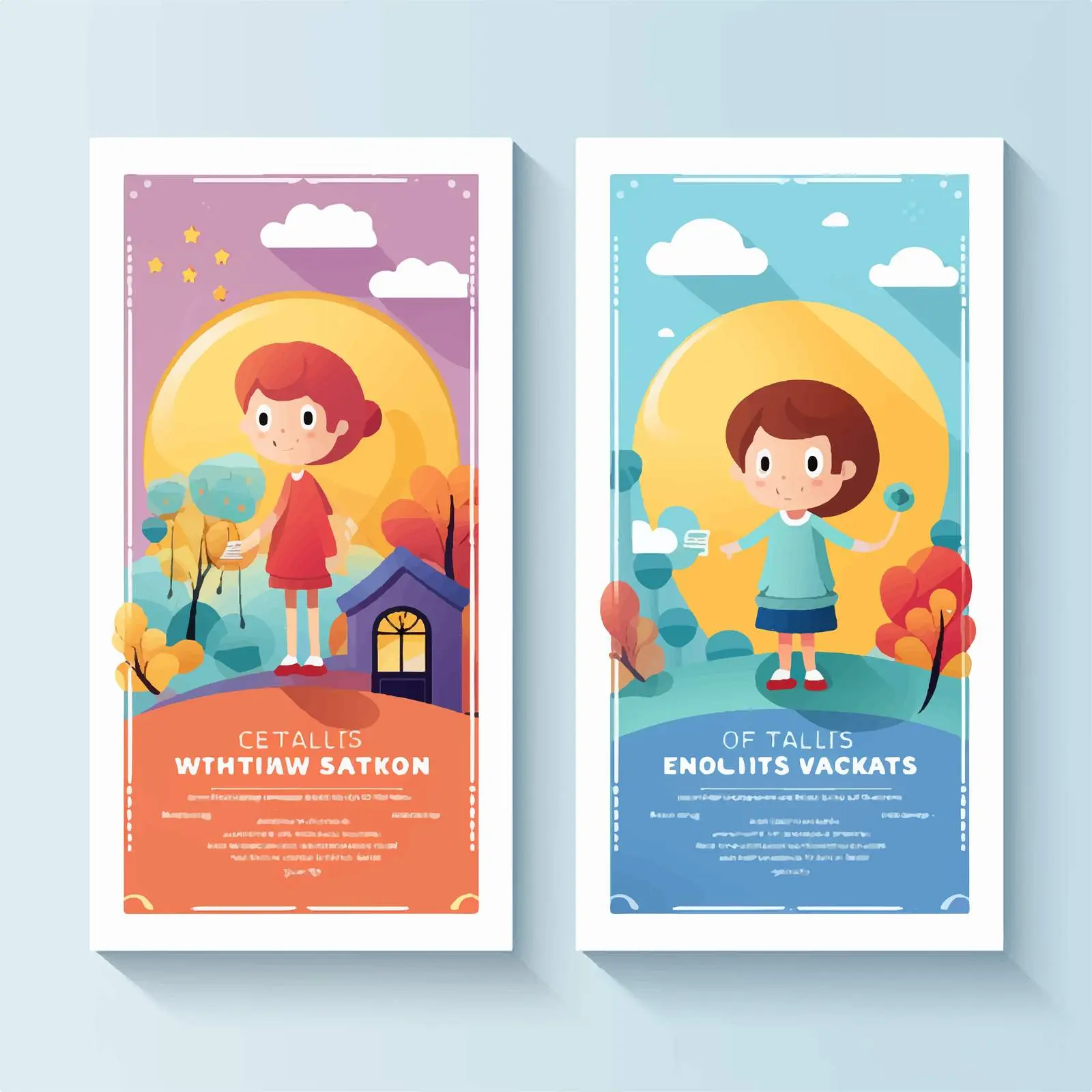 National Child Protection Week Celebration Poster Template – free social issues image from Dotvec