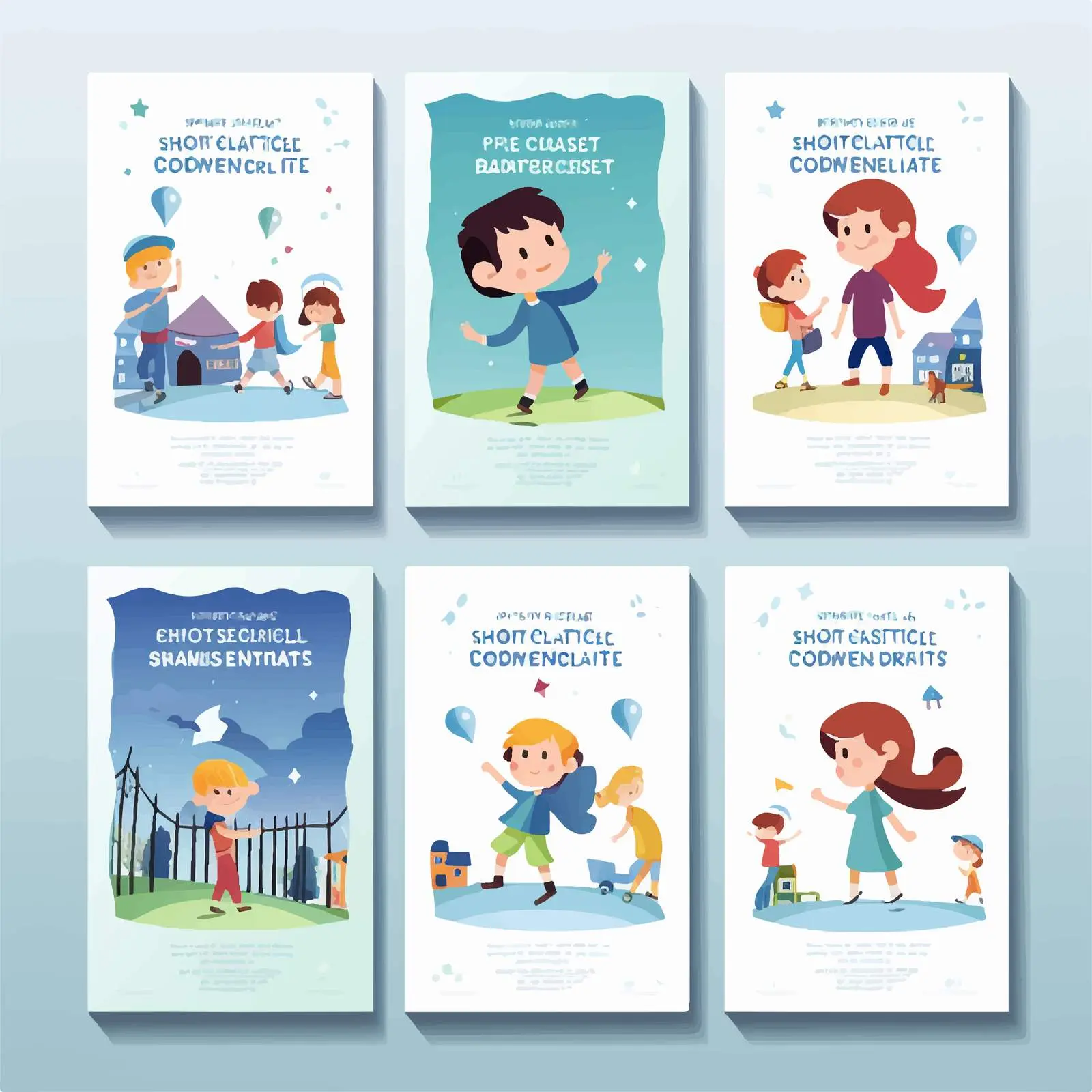 Child Protection Week Celebration Poster Template – free child safe image from Dotvec