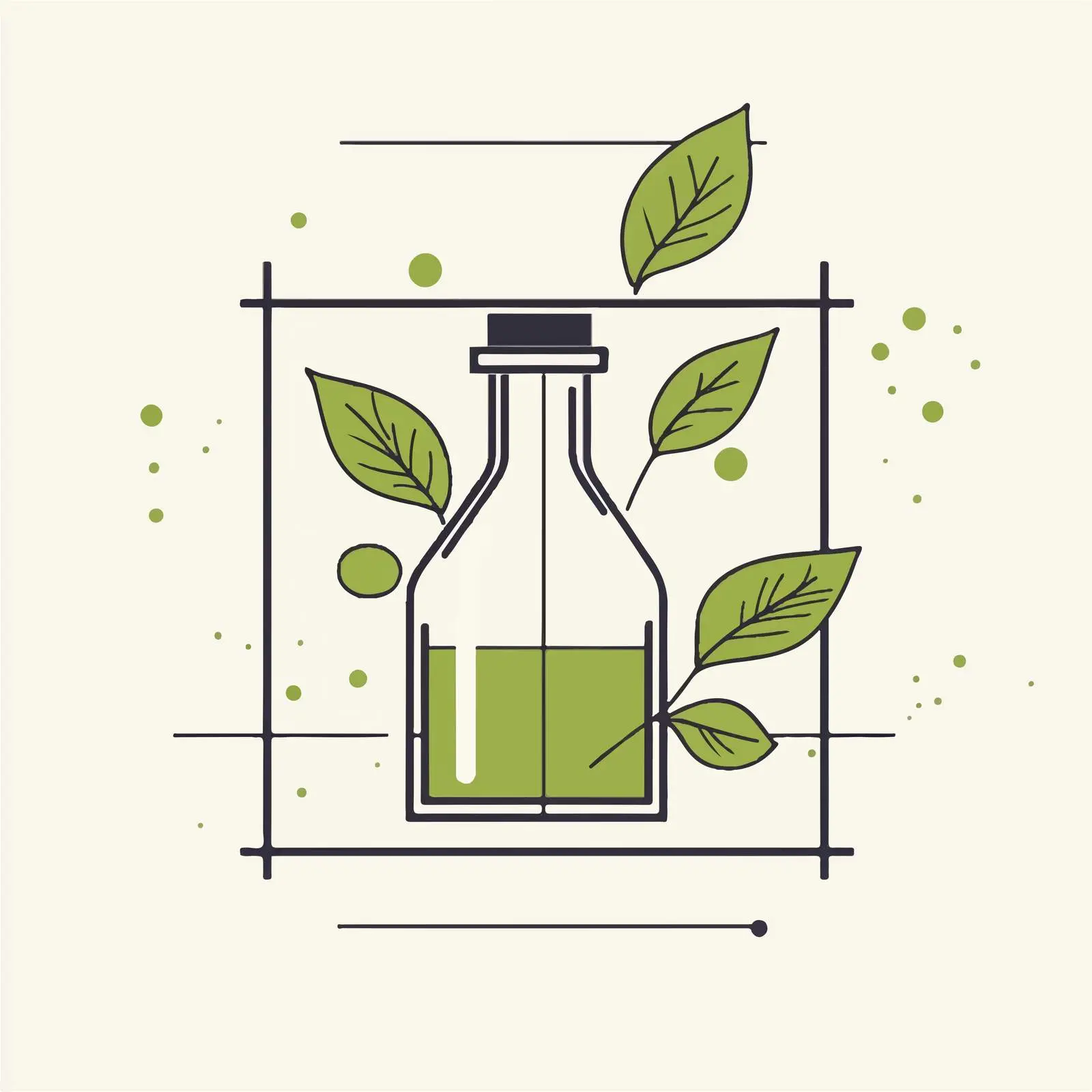 Organic Product Symbol Vector Illustration — free download from Dotvec