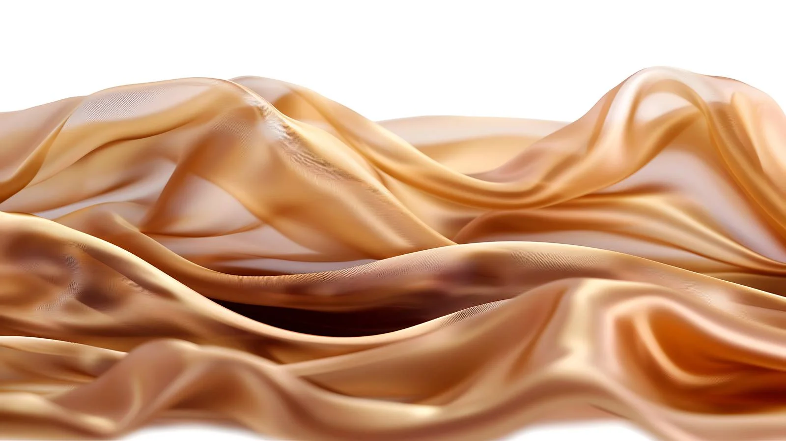 Elegant Natural Silk on White Background — free download from Dotvec