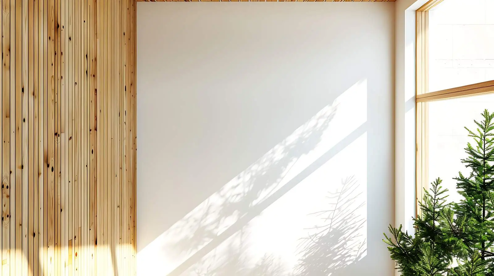 Minimalist Modern Home with Wooden and White Walls – free inviting space image from Dotvec